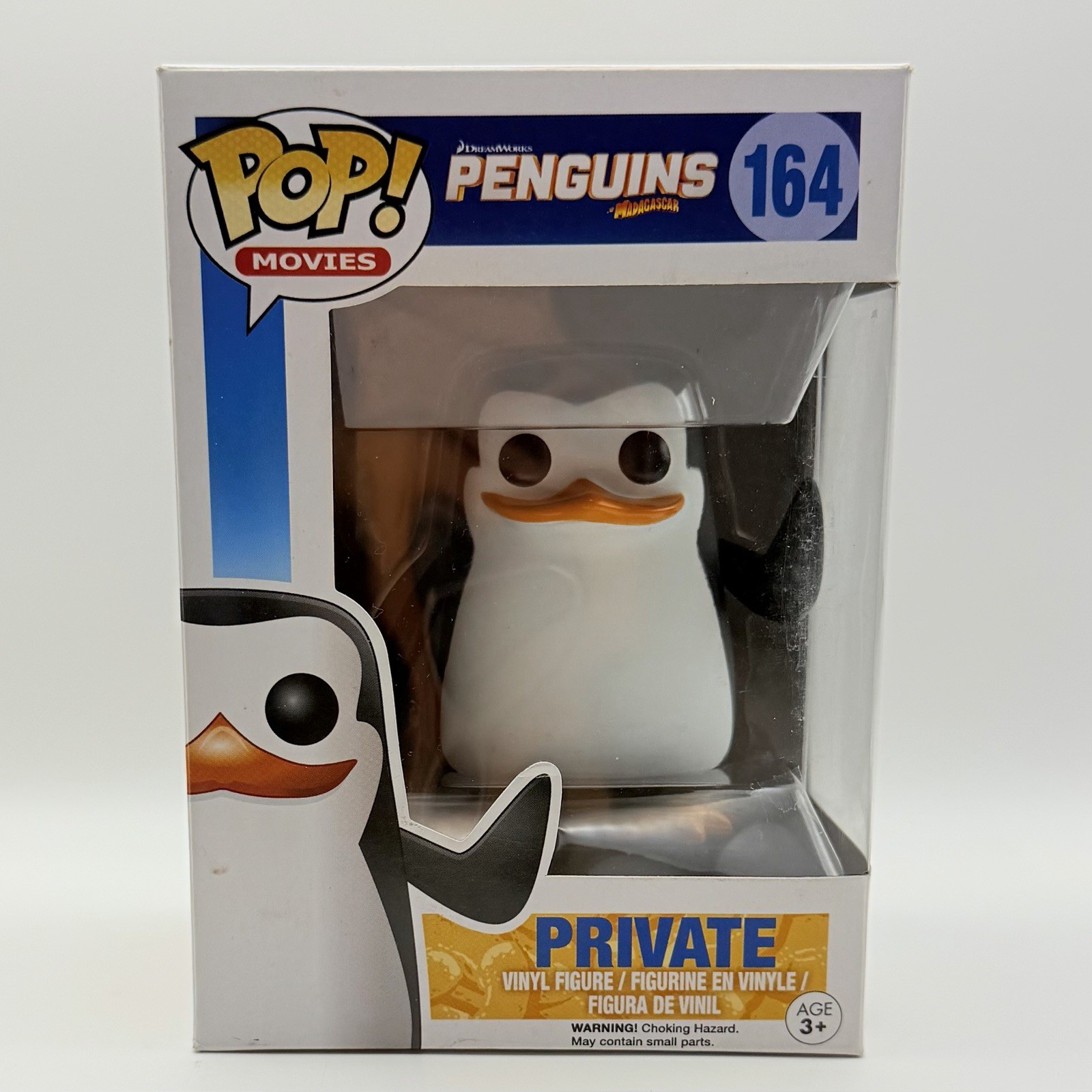 Funko POP Penguins of Madagascar Kowalski #162 VAULTED w/ Protector