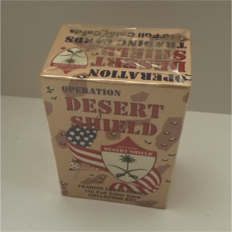 Pacific Operation Desert Shield Collector Set Trading Cards Box 110 Cards 1991