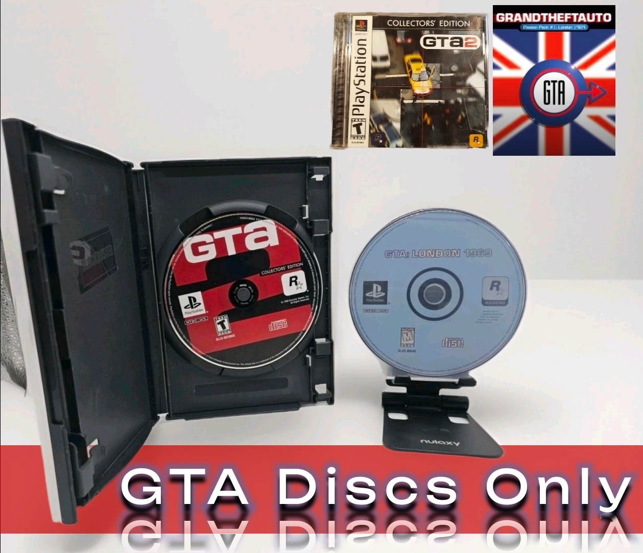 Grand Theft Auto Collector's Edition PS1 - GTA 1 & GTA London 1969 - Tested