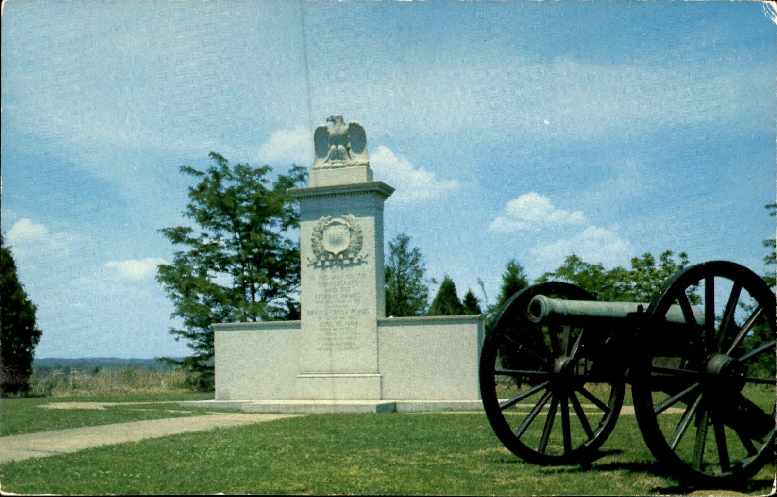 Brices Cross Roads National Battlefield, Mississippi, 1864 Postcard