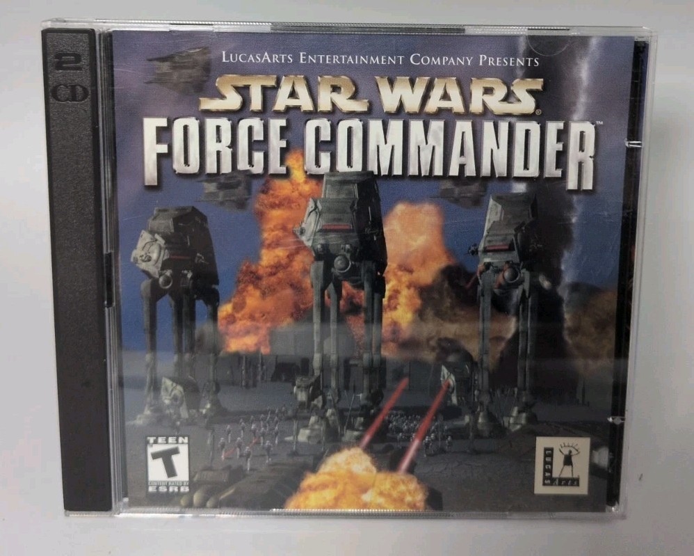 Star Wars Force Commander PC CD-ROM 2-Disc WIN 95/98 B551