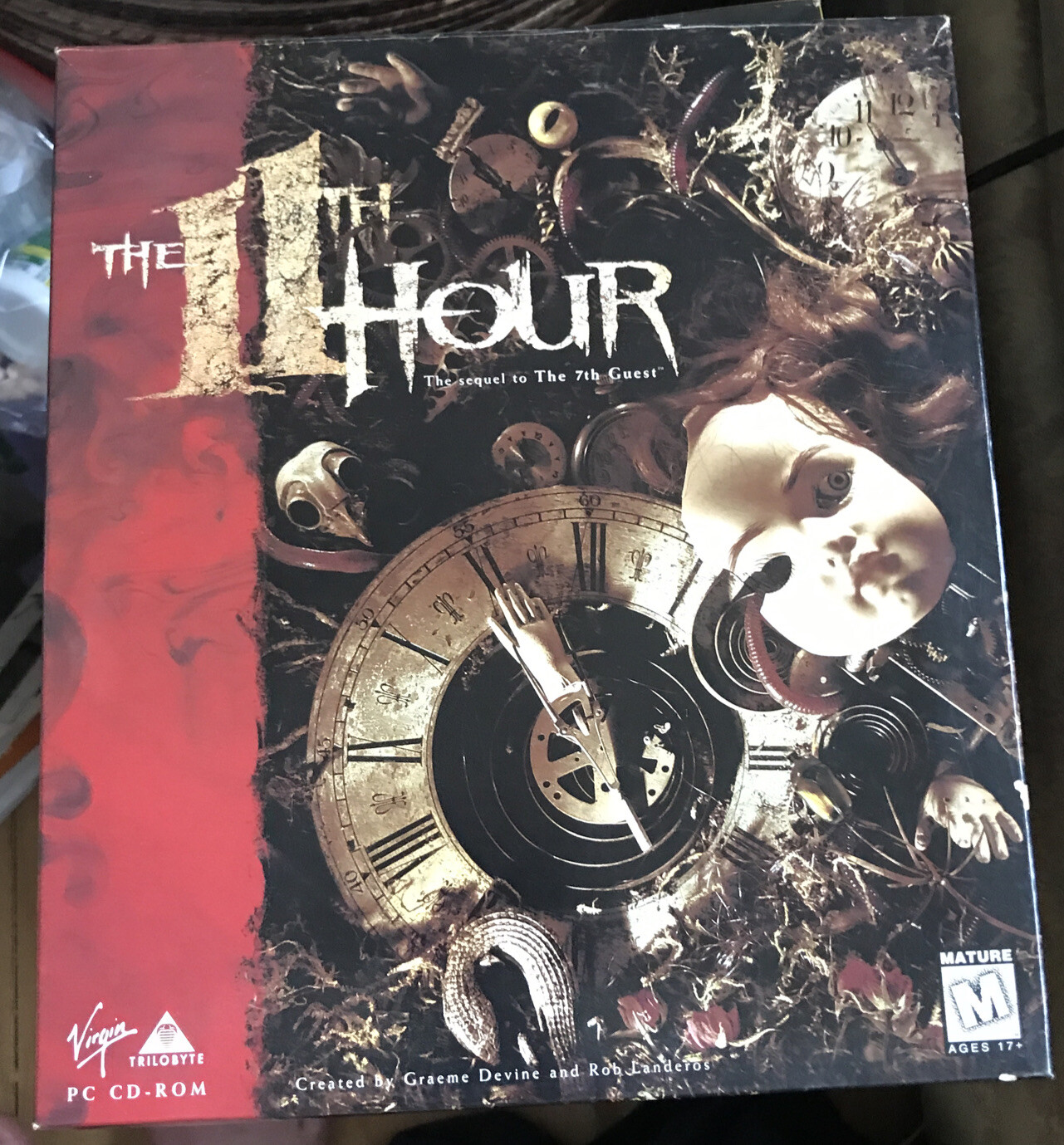 11TH HOUR BIG BOX PC GAME Vintage