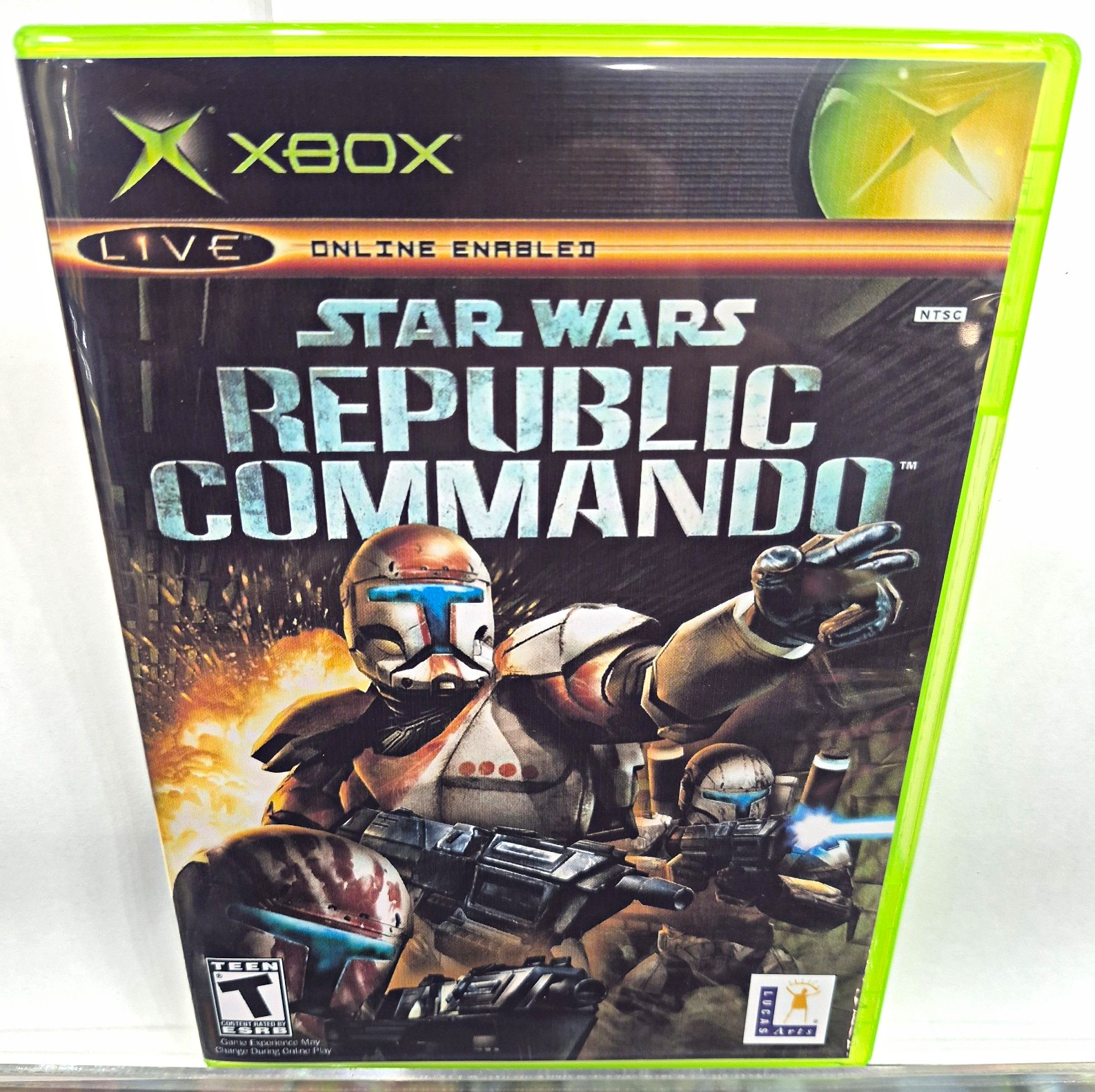 Star Wars: Republic Commando (Microsoft Xbox, 2005) Platinum Hits With New Cover
