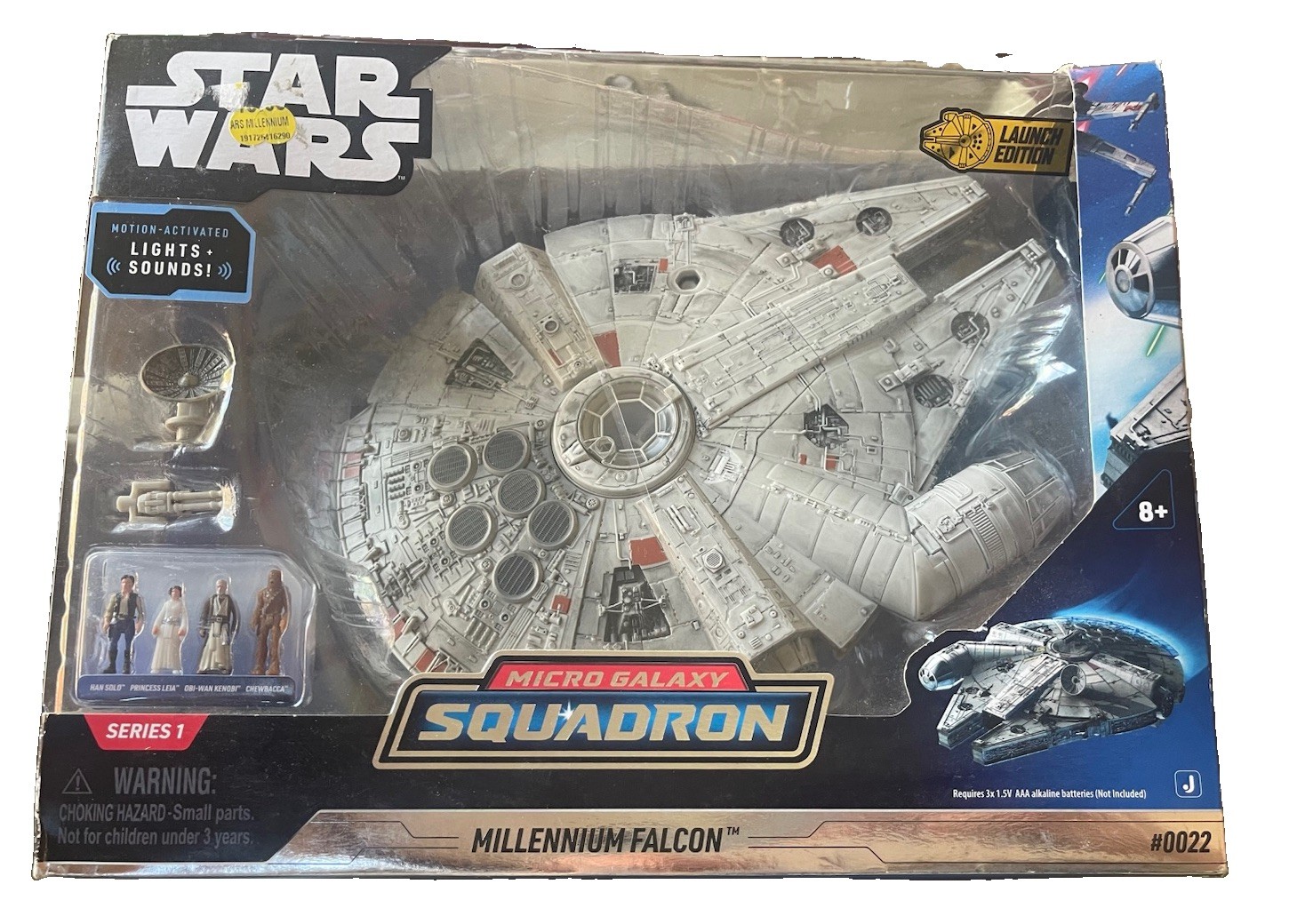 Star Wars Micro Galaxy Squadron Millennium Falcon Launch Edition Seris 1 New