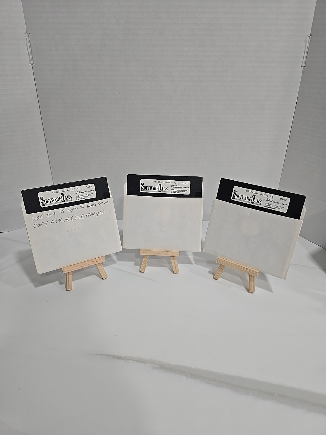 🕹 Vintage Software Labs - Catacombs Abyss #1 thru #3 PC 5.25