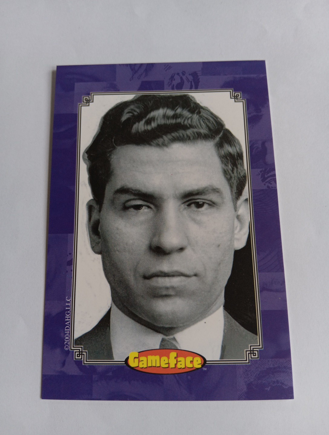 Charles Lucky Luciano Card 2004 Gameface Game Rare Card Gangster Mob Boss 