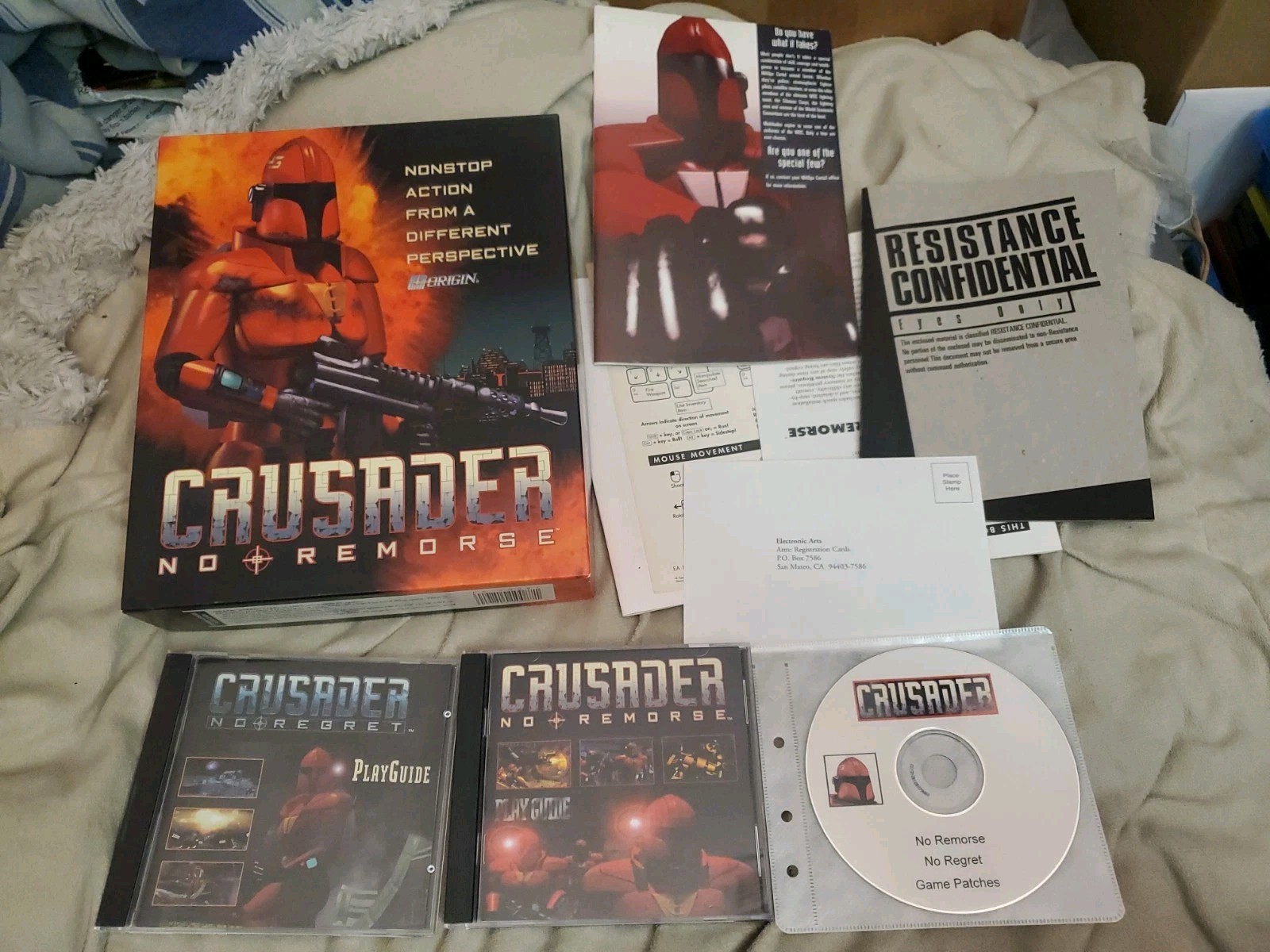 Crusader No Remorse - PC Game - 1995 - Big Box - Rare