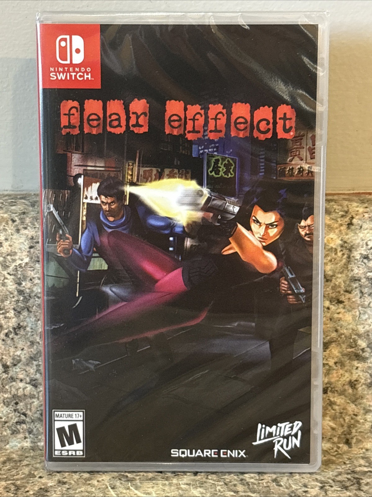 FEAR EFFECT 10TH ANNIVERSARY LIMITED RUN GAMES VARIANT ESRB SWITCH NEW BOX SHIP