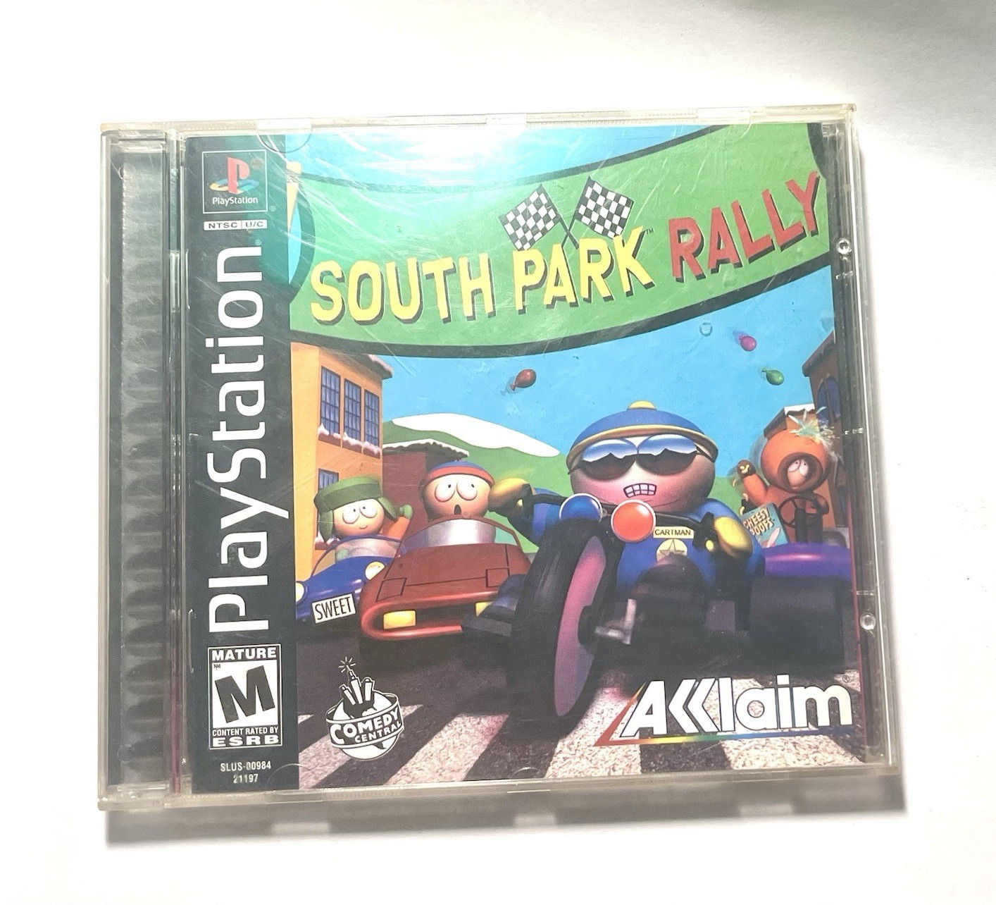 South Park Rally Sony PlayStation 1 PS1 Black Label 1999 CIB Authentic [TESTED]