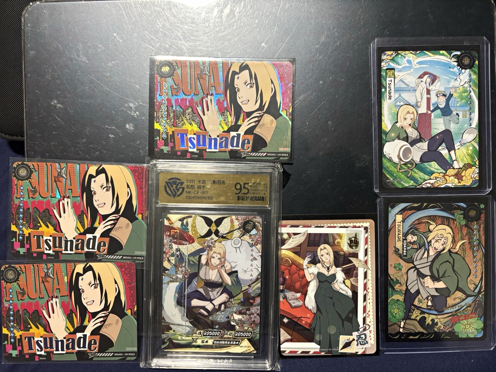 UP Naruto Tsunade 7 Card Lot Chase Non-Sport Trading Card NR-CR-001