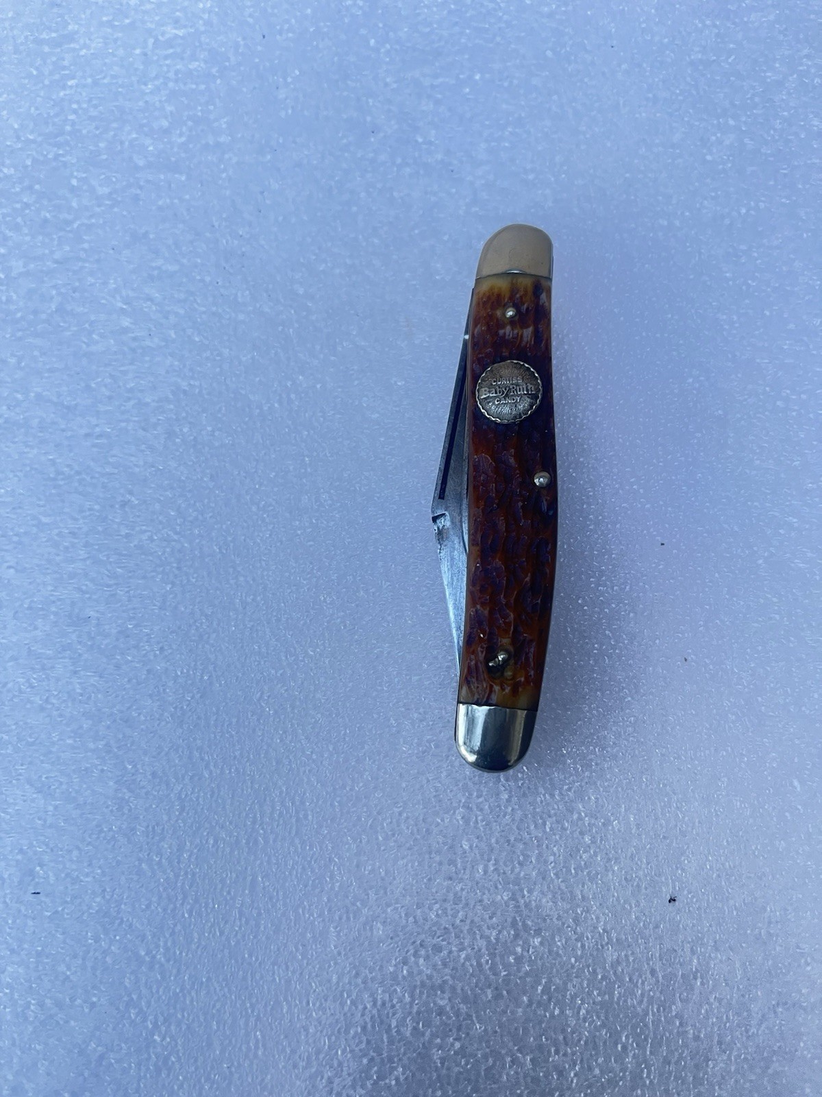 Vintage Remington USA 2 Blade Pocket Knife Curtiss Baby Ruth Candy  Shown