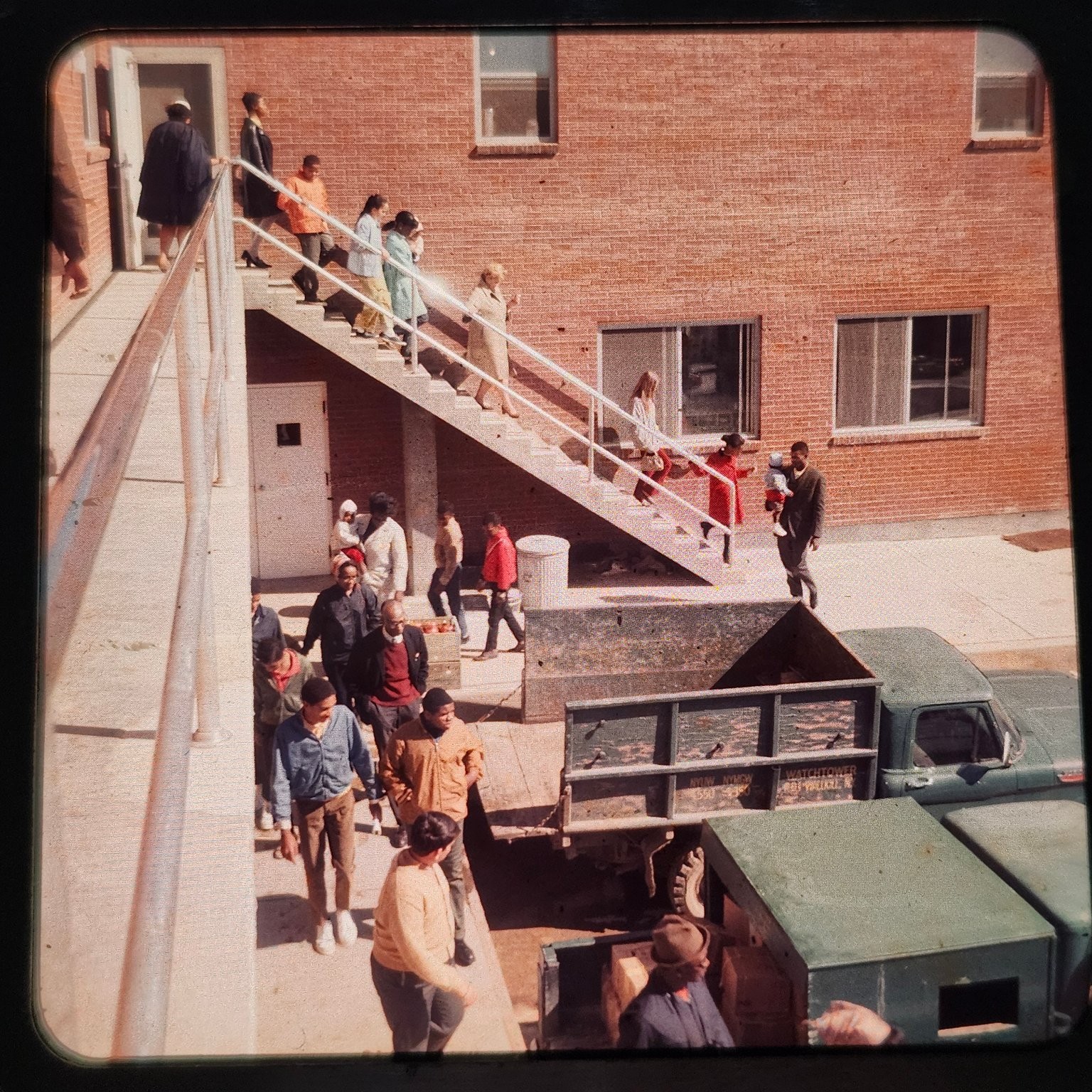 Vintage 120 Medium Format Slide Watchtower Society Brooklyn NY 1960s