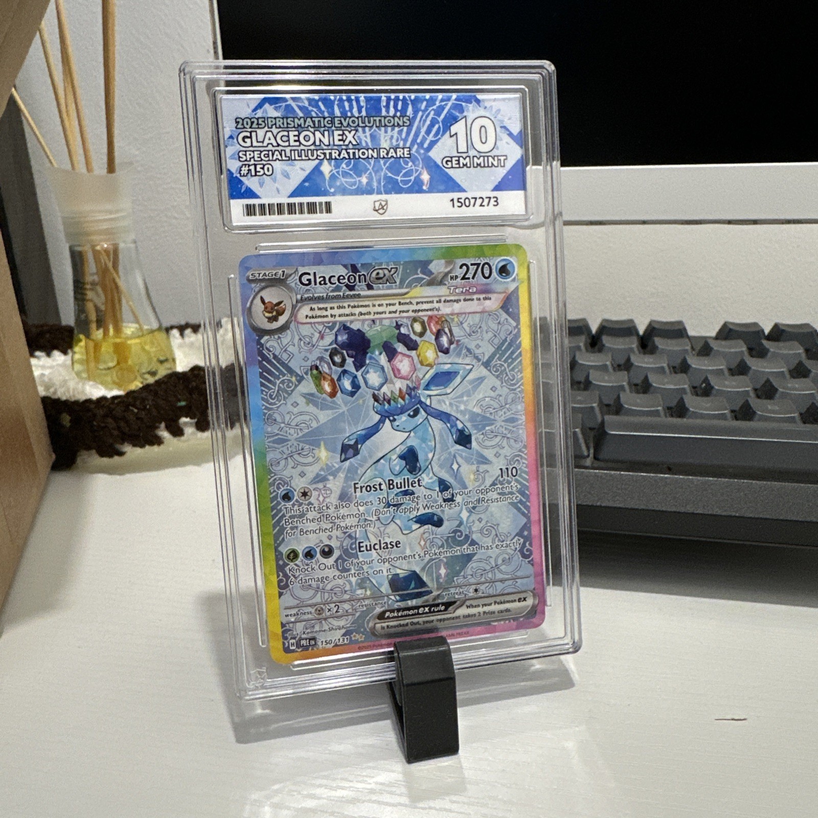 Pokemon - Glaceon EX 150/131 Prismatic Evolutions - ACE 10 GM -
