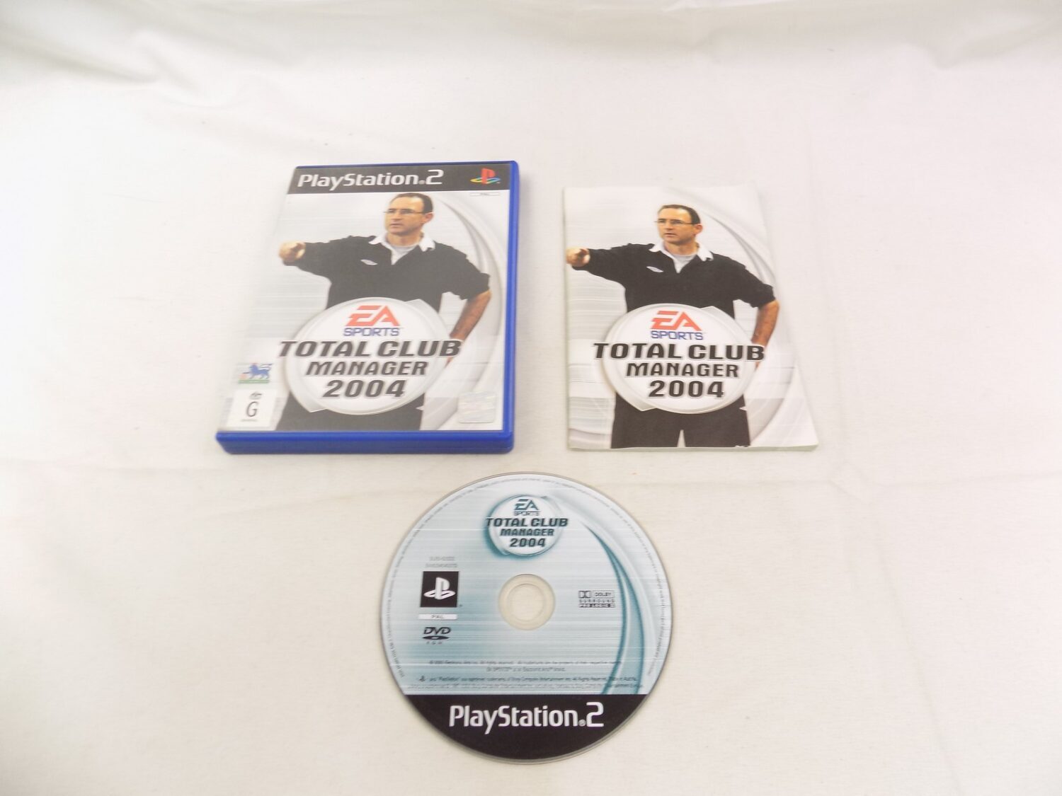 Mint Disc Playstation 2 Ps2 Total Club Manager 2004 - Inc Manual