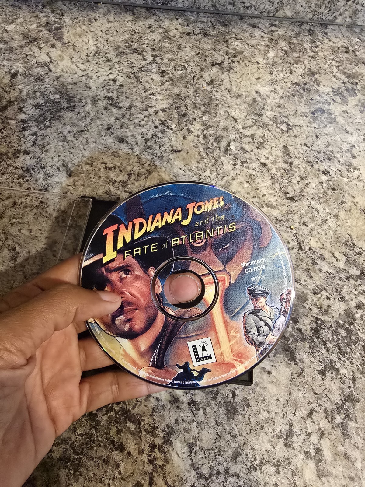 Vtg Indiana Jones and the Fate of Atlantis Computer Game MAC Macintosh Disk Only