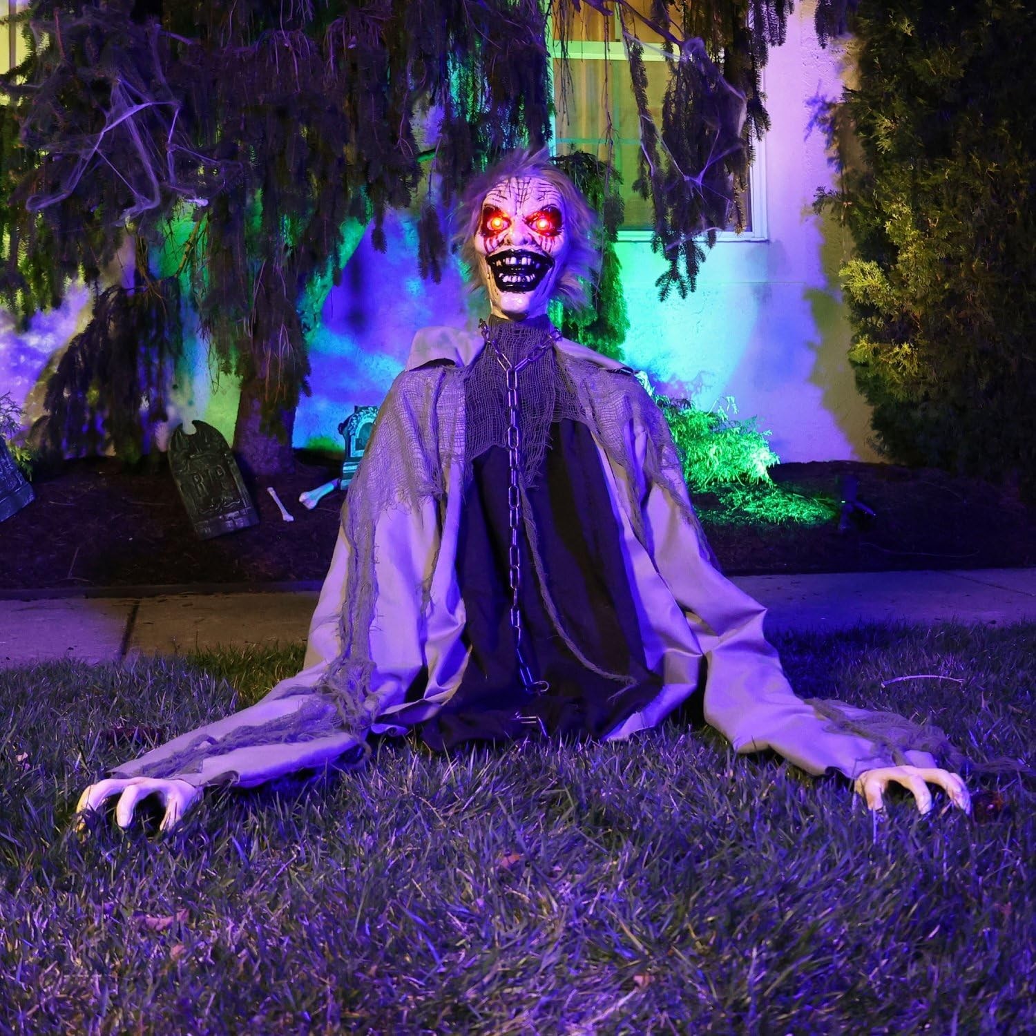 2.8-FT RISING ZOMBIE ANIMATRONIC HALLOWEEN PROP 2026