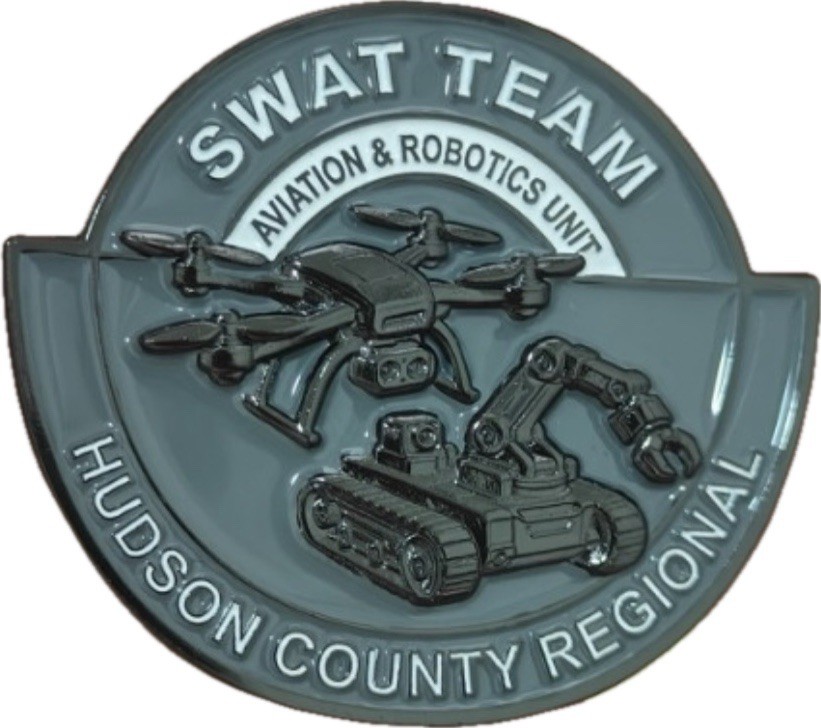 Hudson County Regional SWAT Police Aviation & Robotics (Drone) Unit Badge