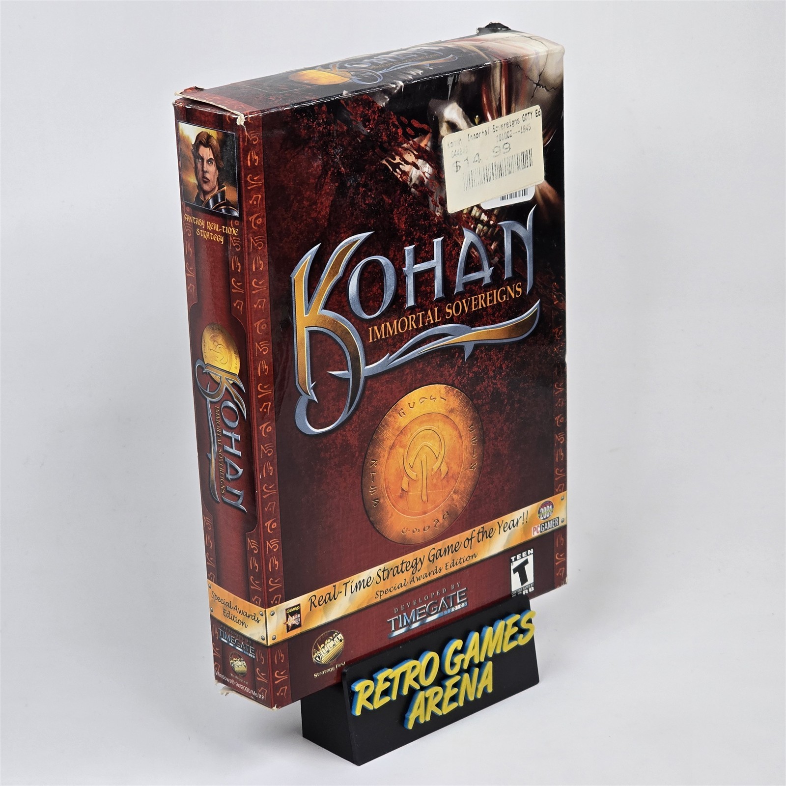 Kohan Immortal Sovereigns (PC CD-ROM) Small Box CIB COMPLETE w/ SEALED DISC