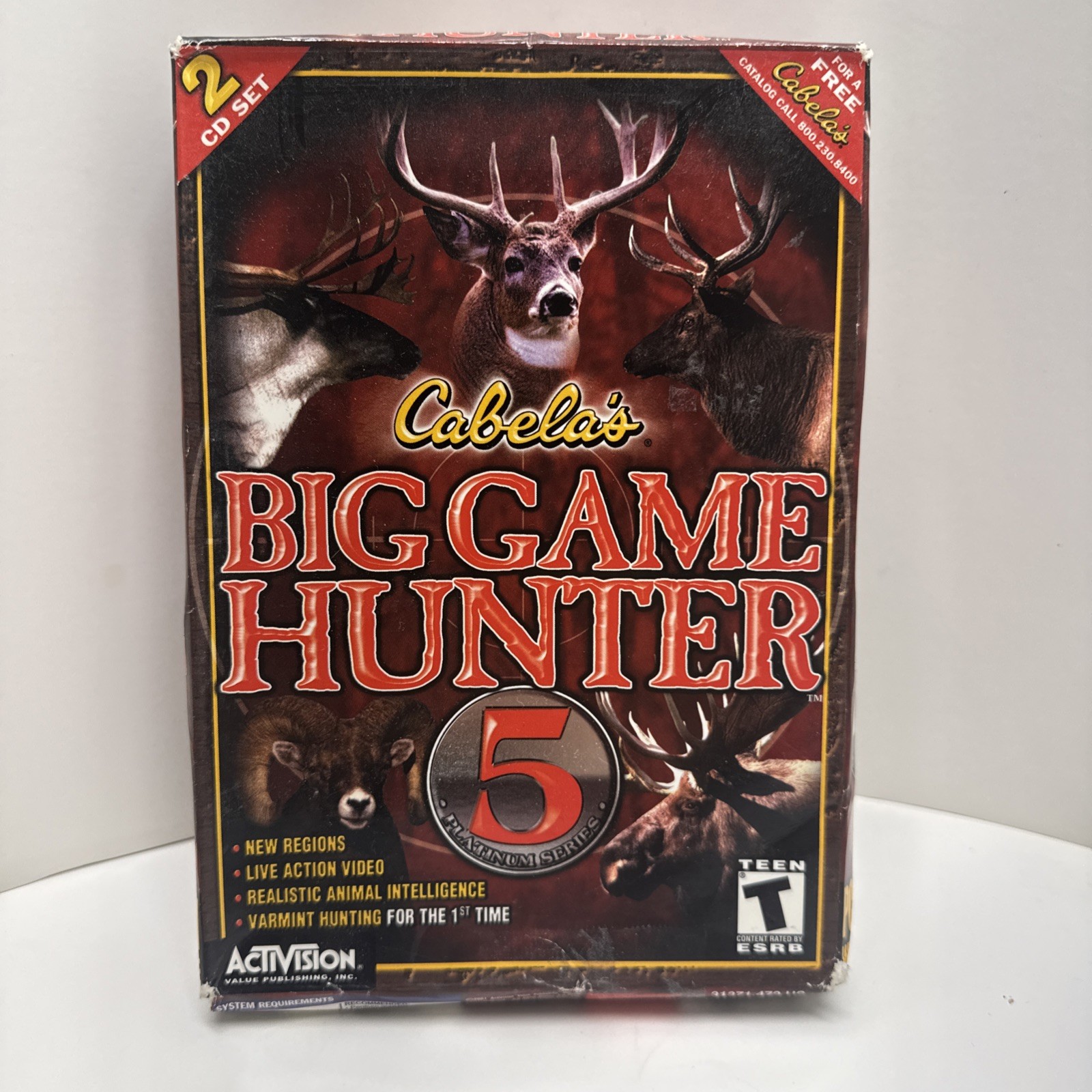 Cabela’s Big Game Hunter 5 Platinum Series PC Game New