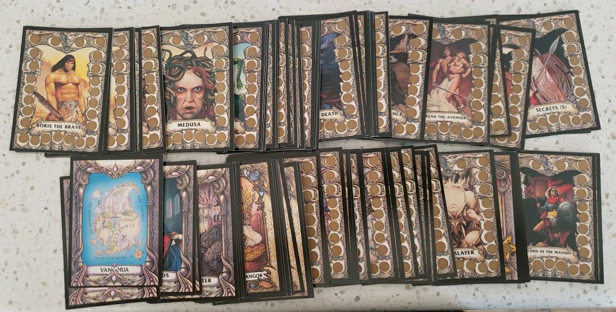 1993 Battle Cards Complete Set 139 Cards