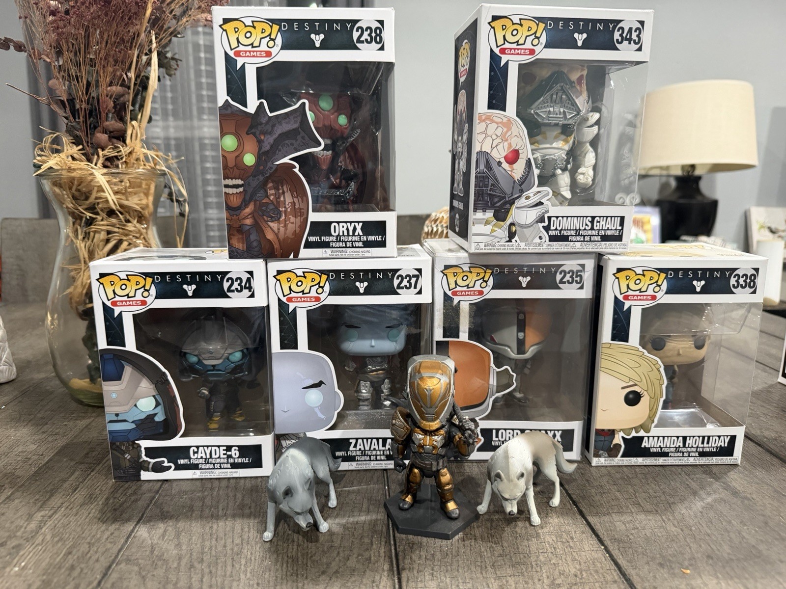 Destiny Funko Pop Lot Of 6 Cayde-6 Orix Lord Shaxx Zavala Lord Saladin