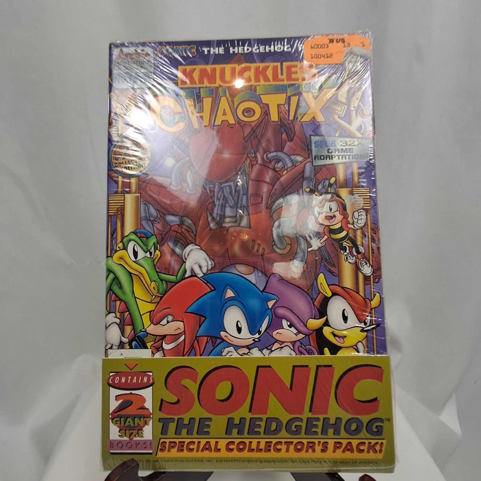 Sonic Knuckles Chaotix #1 1995 Sega Comic In Pristine Condition [1185]