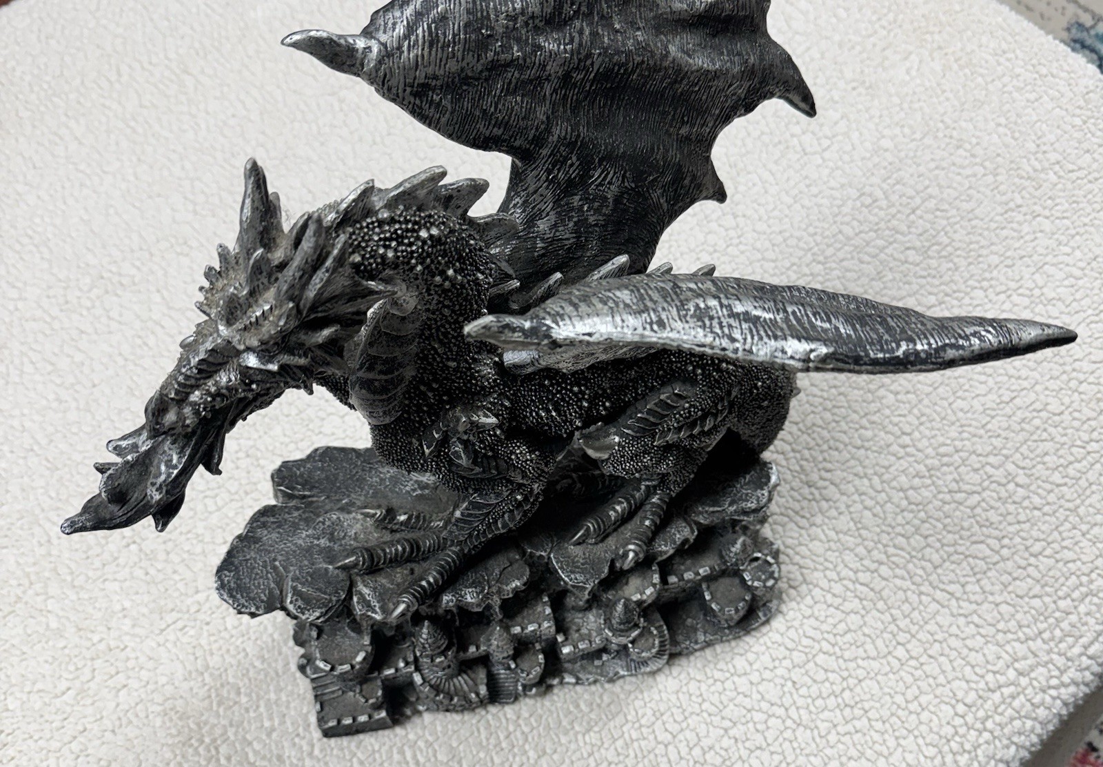 Ebros HUGE Dragon of Light Perched on Rock Ledge 20