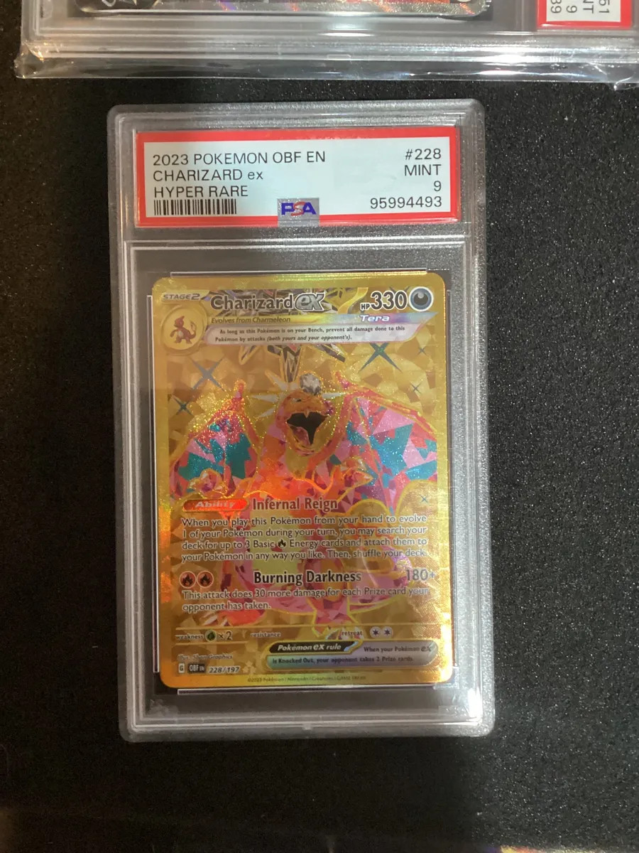 Charizard Ex Pokemon Obf En-Obsidian Flames 228 NM PSA 9