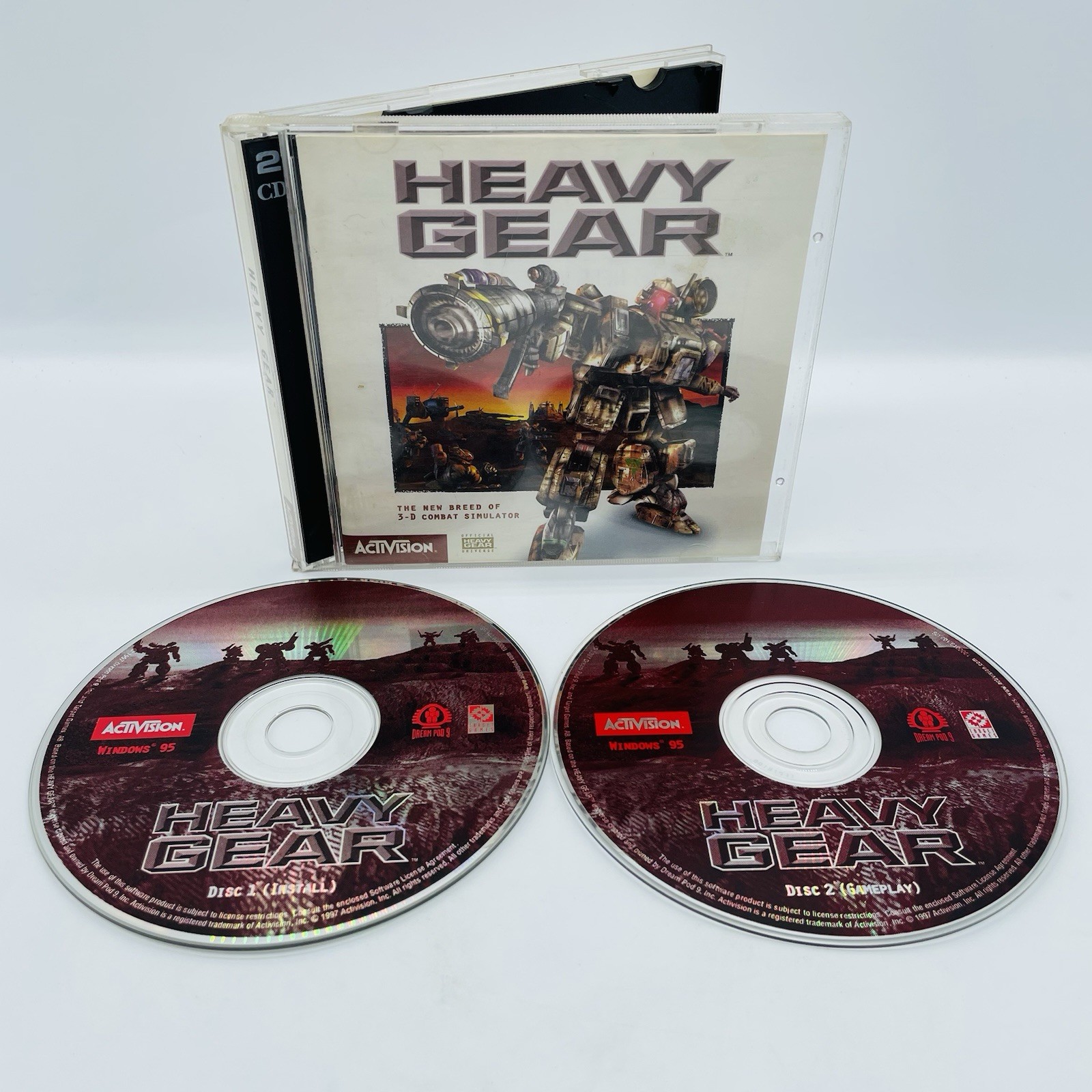 Heavy Gear Activision 3-D Combat Simulator 2 CD-Rom (Windows PC, 1997) Game