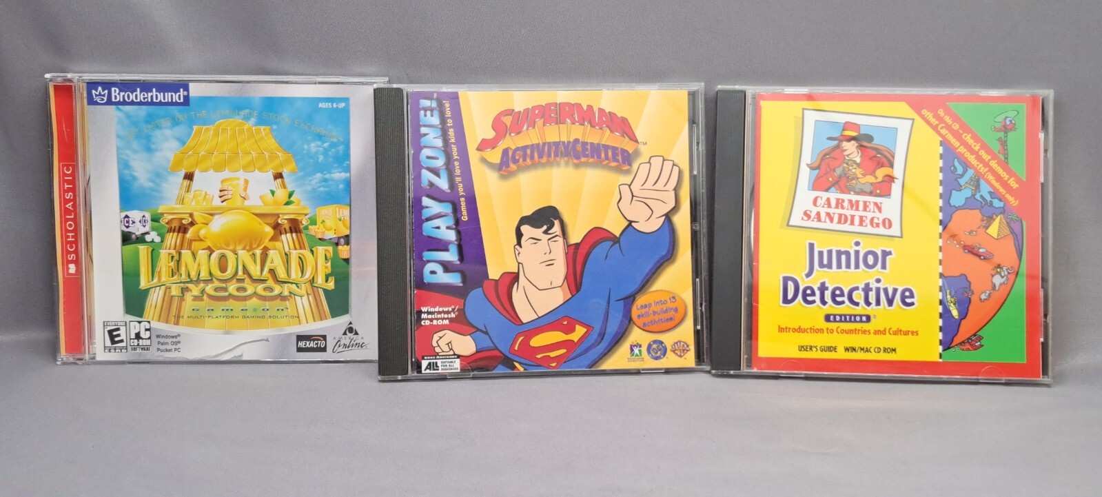 Playzone Superman - Lemonade Tycoon - Junior Detective (CD-ROM, PC, Game)