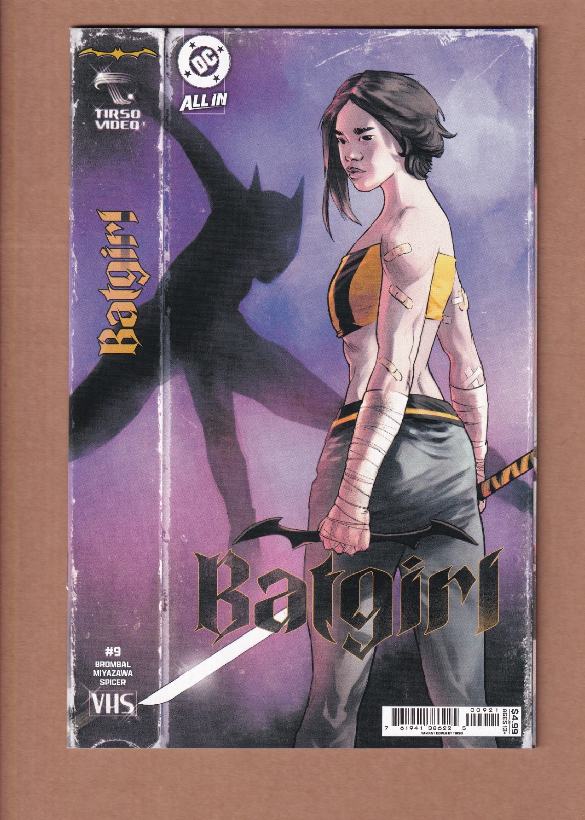 Batgirl #9 Cover B (DC, Tate Brombal, Takeshi Miyazawa, Tirso, 2025)