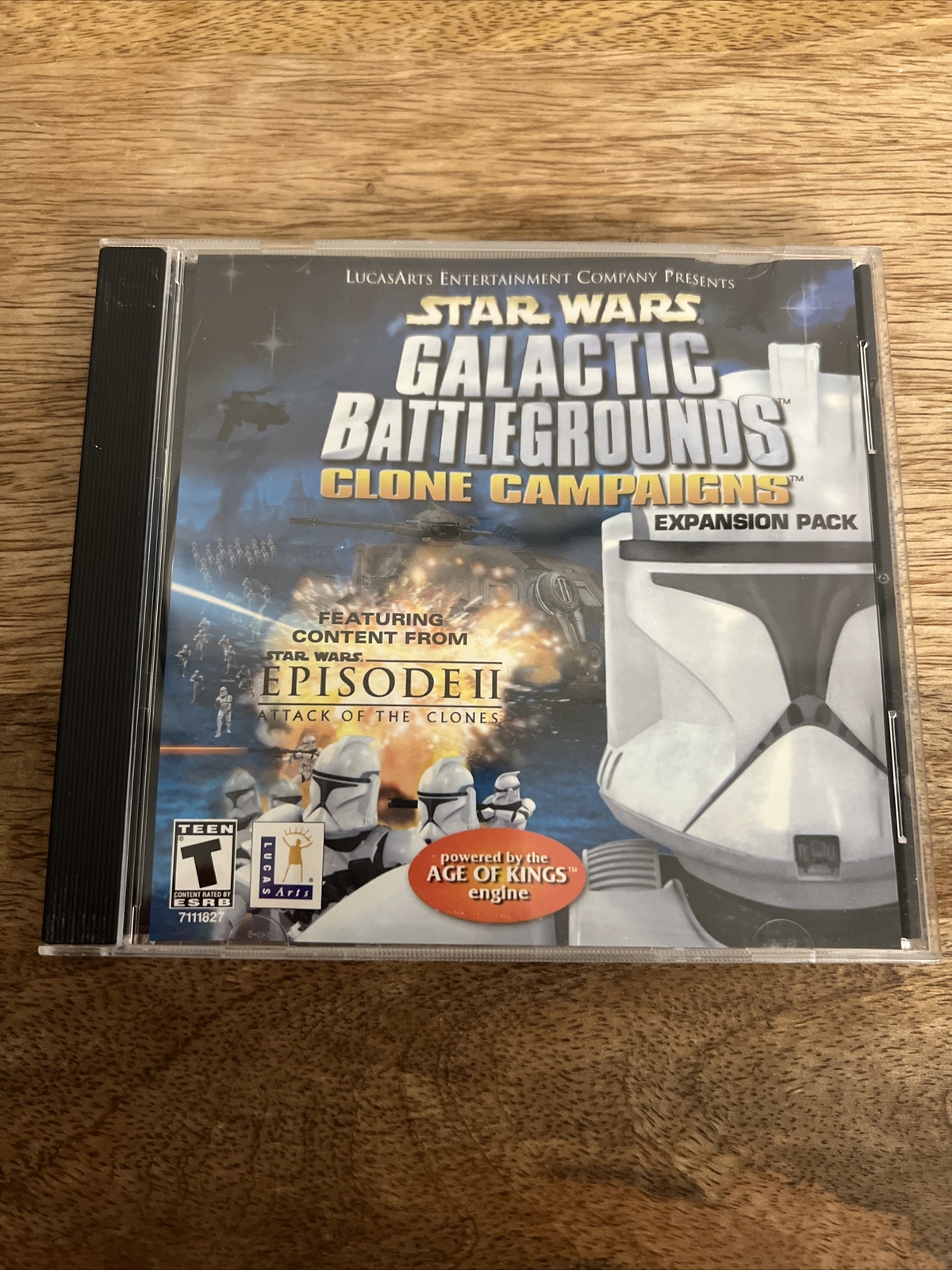 Star Wars Galactic Battlegrounds Clone Campaigns Video Game T-Teen Pc CD-ROM