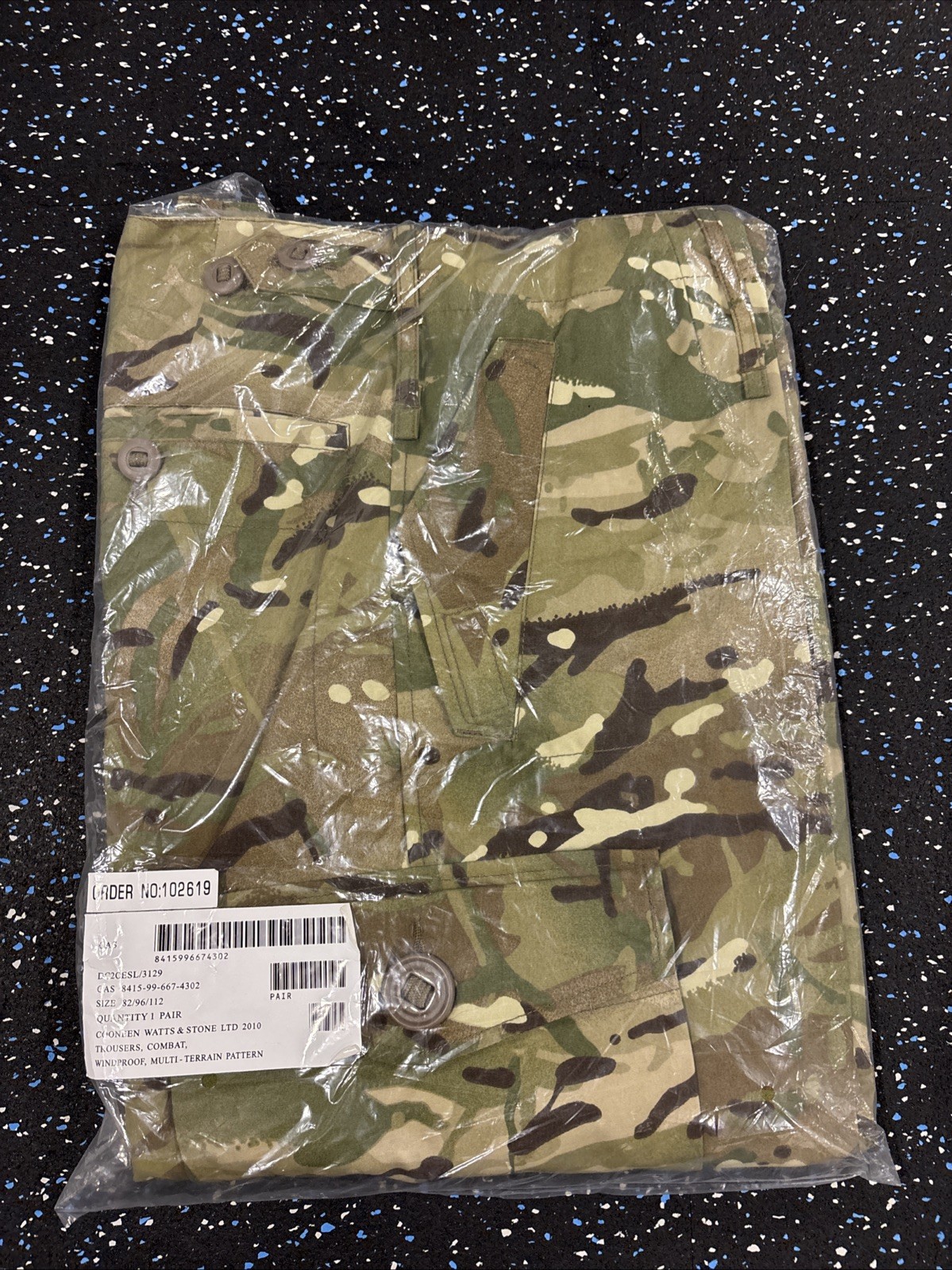 NOS MTP 2010 First Issue 'Operation Herrick' British Army Windproof Trousers: XL
