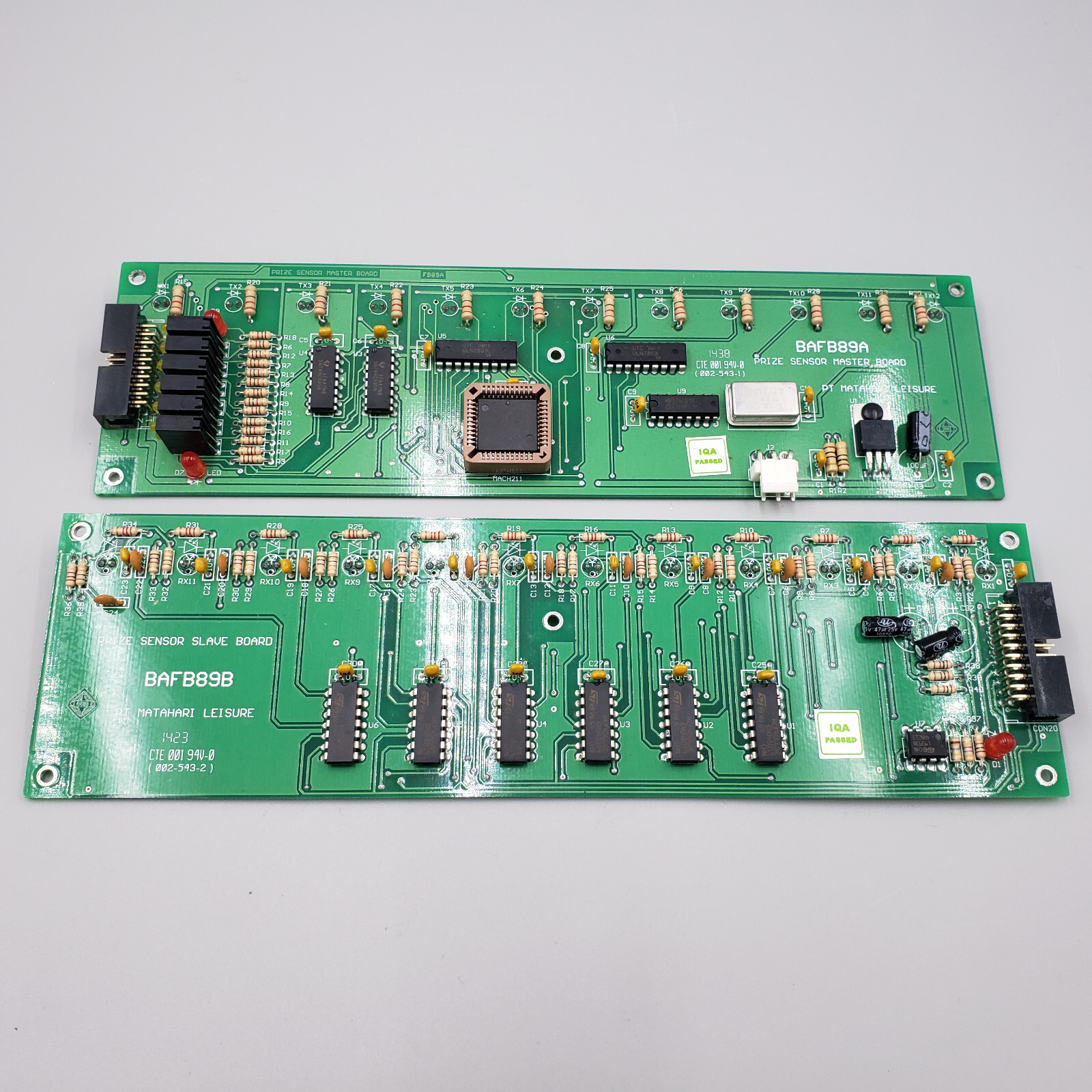 LAI Stacker Giant Prize Sensor Master & Slave Boards BAF89A and BAF89B