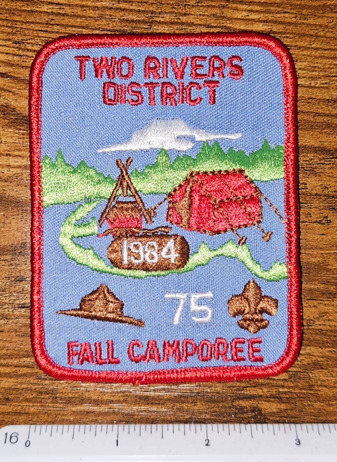 NCAC National Capital Two Rivers District PG Maryland 1984 Camporee BSA Patch