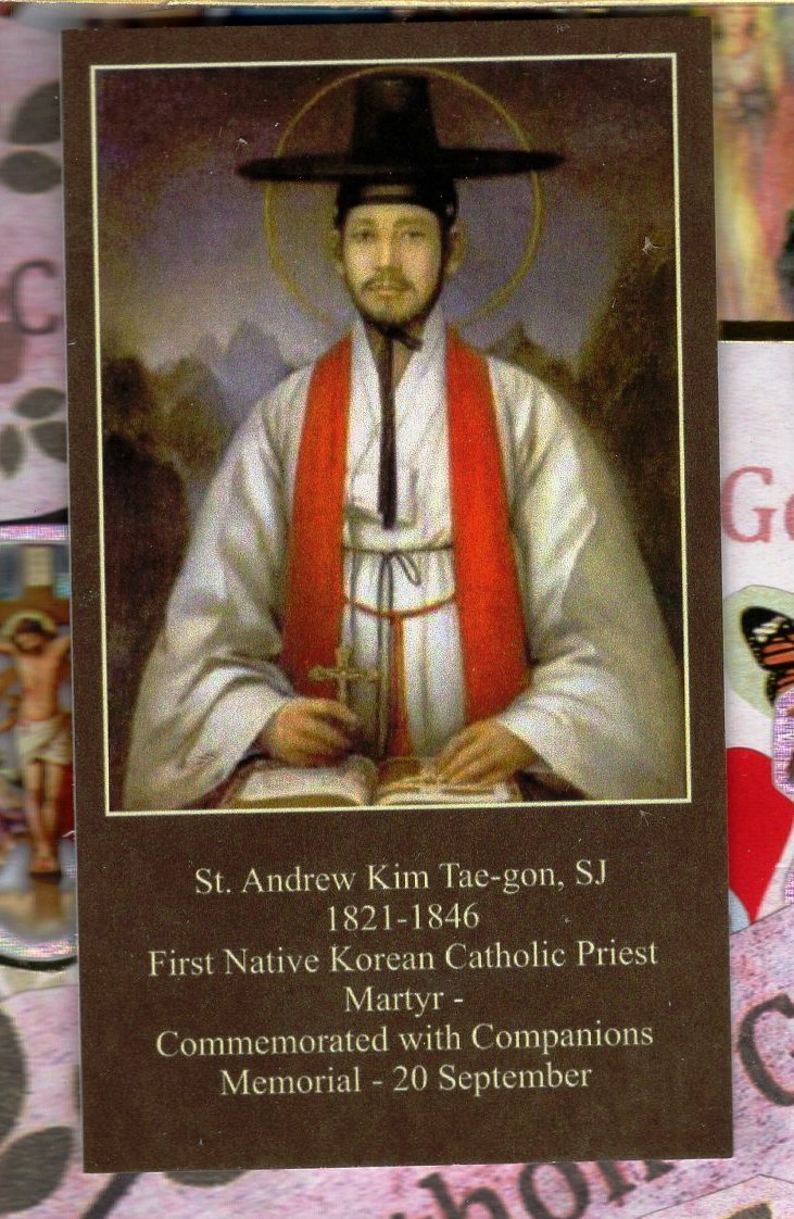 Saint St. Andrew Kim Tae-gon, S.J. + Bio (2