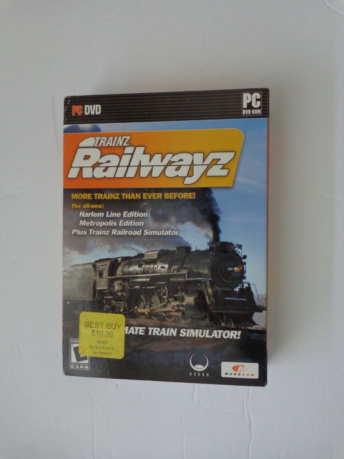 Trainz: Railwayz (PC, 2007) PC Video Game Train Simulator - SEALED