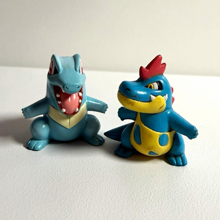 Nintendo Pokémon TOMY Figurines - Totodile & Croconaw