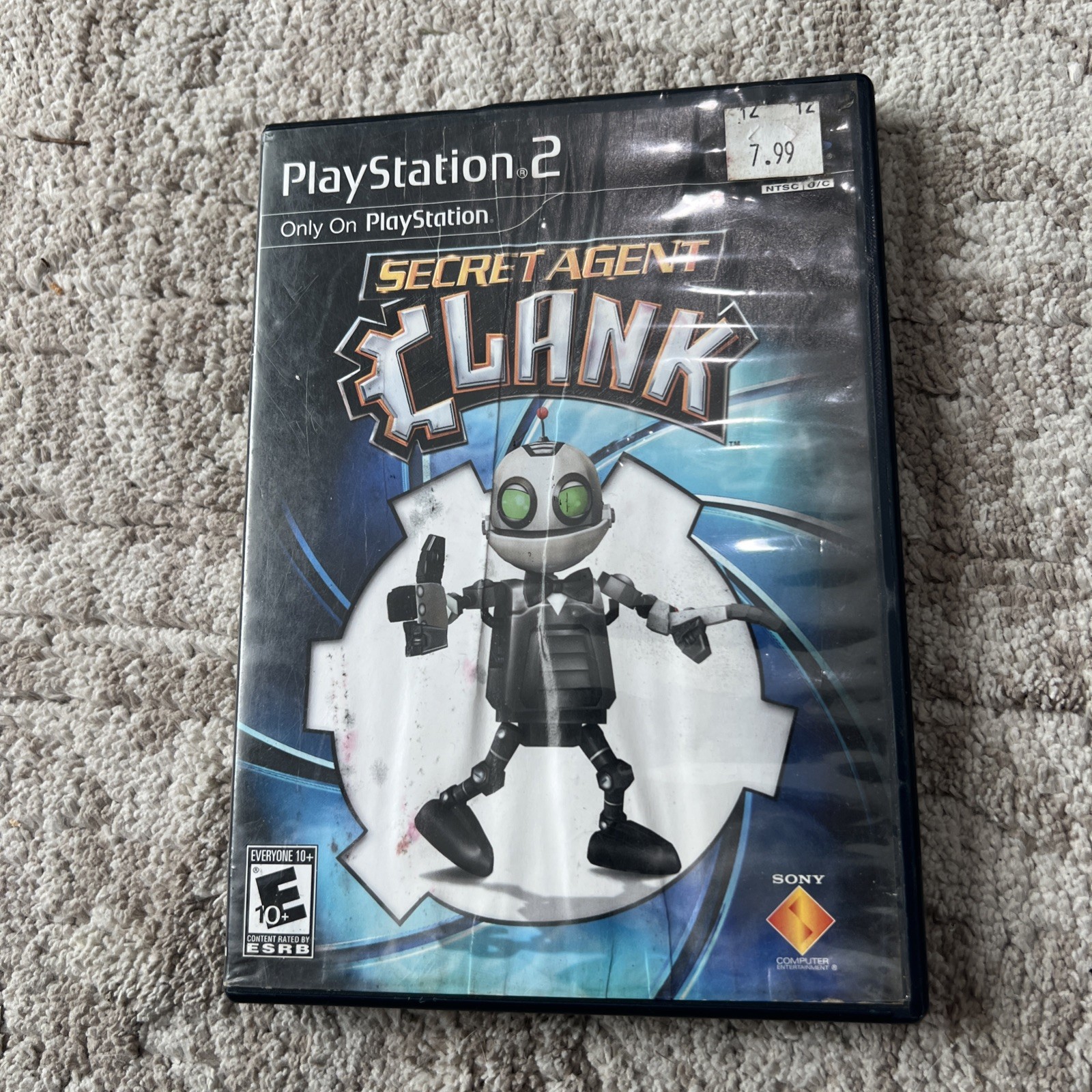 Secret Agent Clank (Sony PlayStation 2, 2009) PS2 Game Rated E No Manual Tested