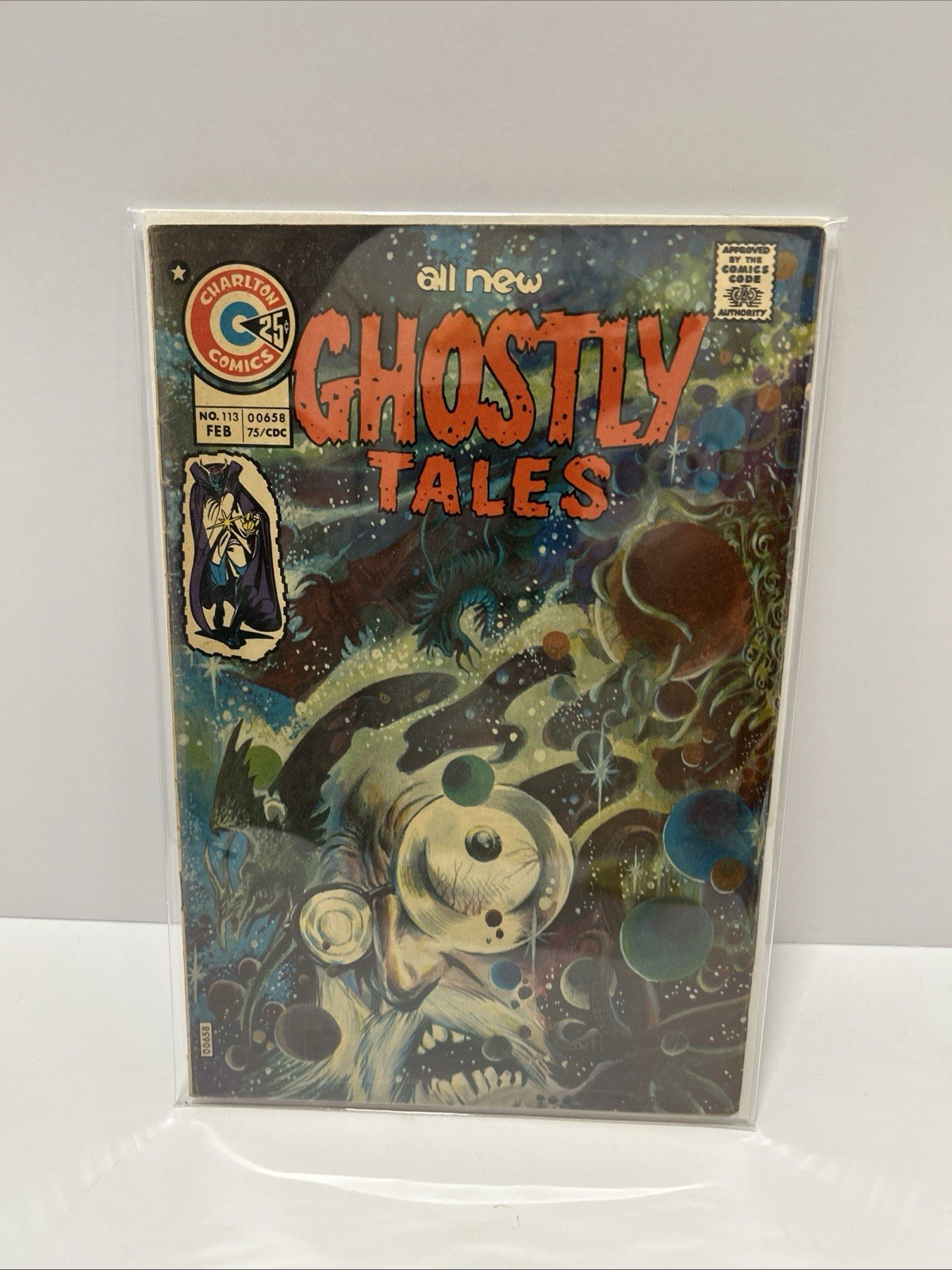 Ghostly Tales #113 (Charlton Comics Feb 1975)  Tom Sutton Cover Art