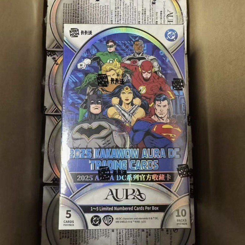 2025 Kakawow AURA DC Collection Trading Cards Sealed Booster Box In Stock
