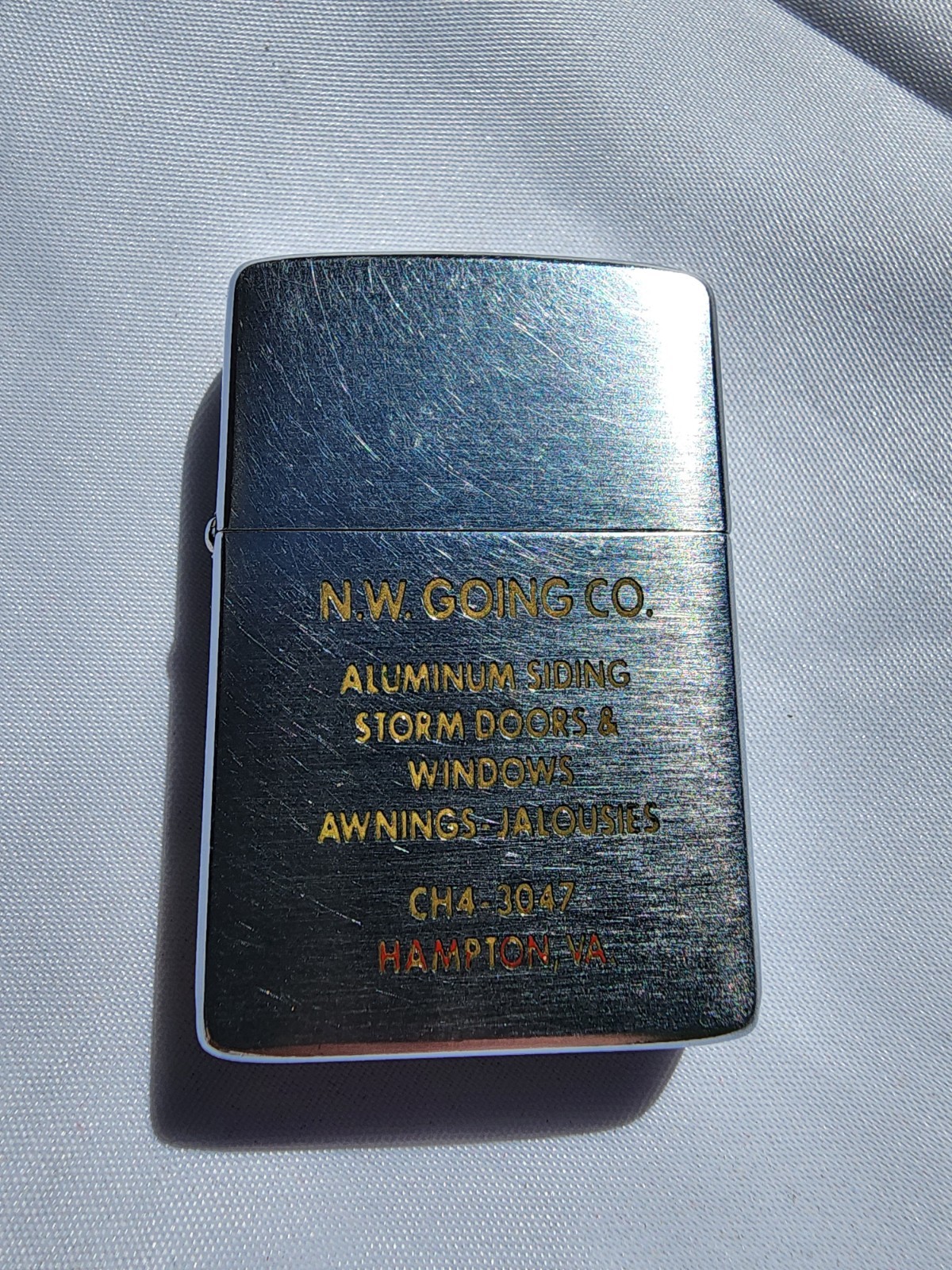 Vintage 1950\'s Zippo Advertising Lighter – N.W. Going Co.