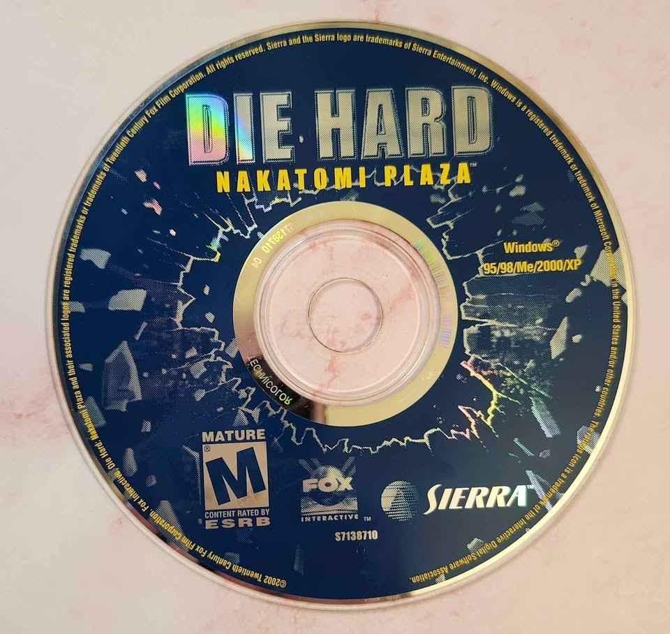 Die Hard Nakatomi Plaza Game Disc Only