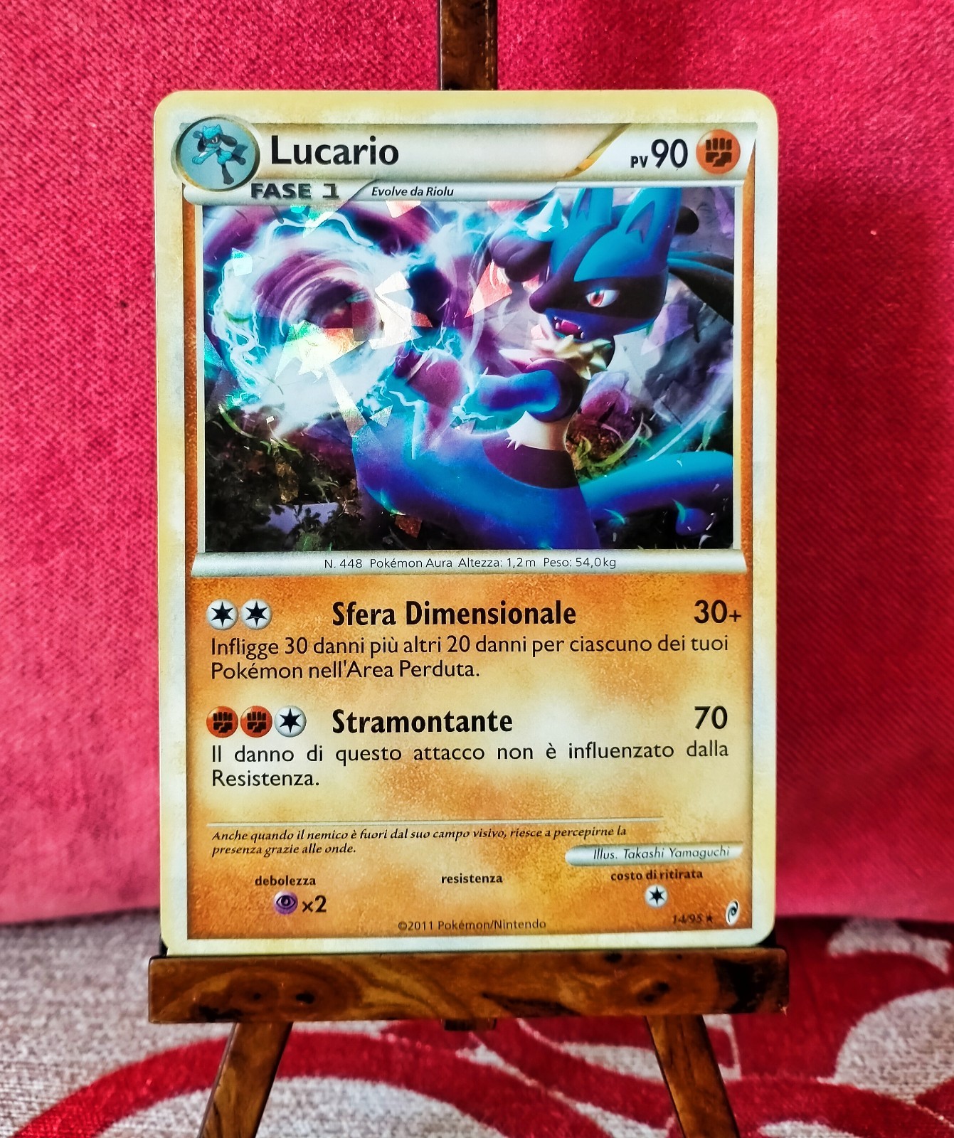 Pokemon Gardevoir 14/95 Call Of Legends Rare Holo Cracked Italian 