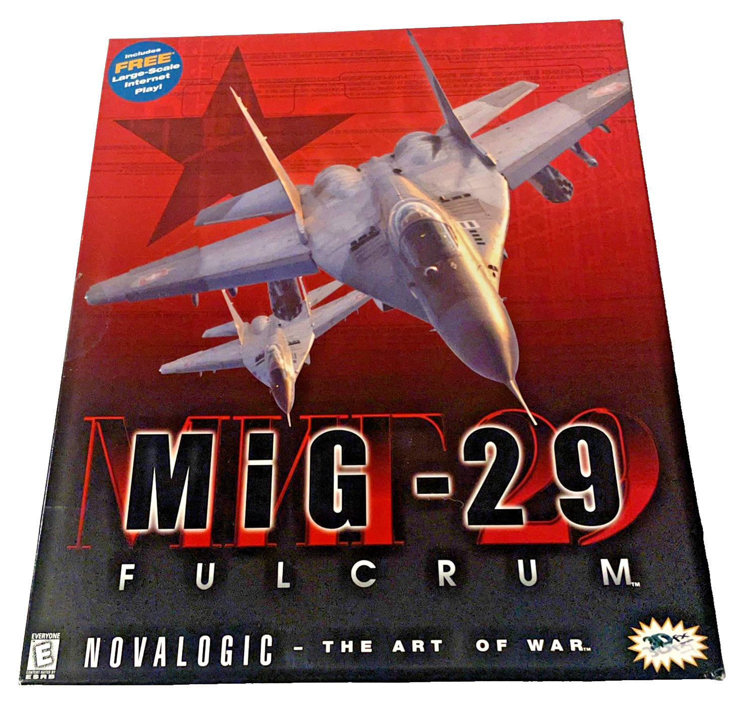 MiG-29 Fulcrum PC 1998 Complete Vintage Game New Open Box Sealed CD All Inserts*