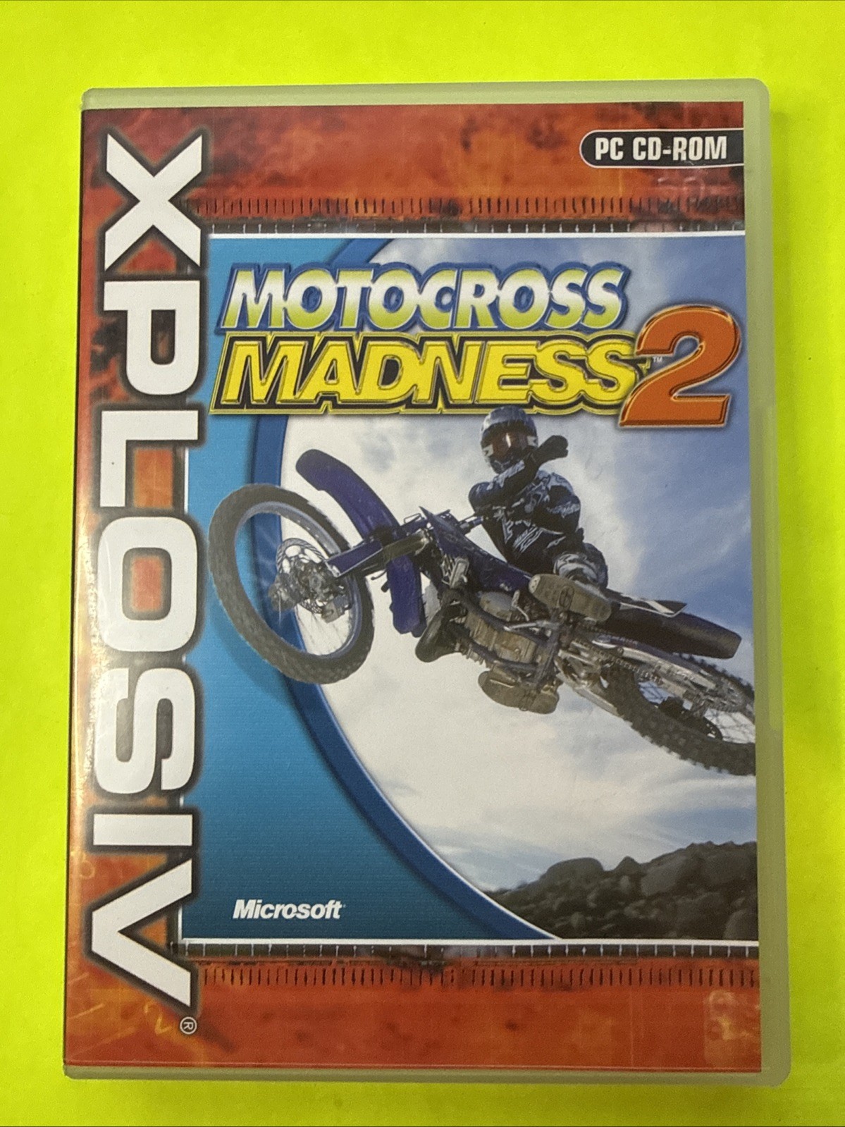 Motocross Madness 2 (PC CD-ROM, 2000) Microsoft DVD Case