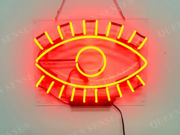 Red Big Eye Eyelash Acrylic 17\