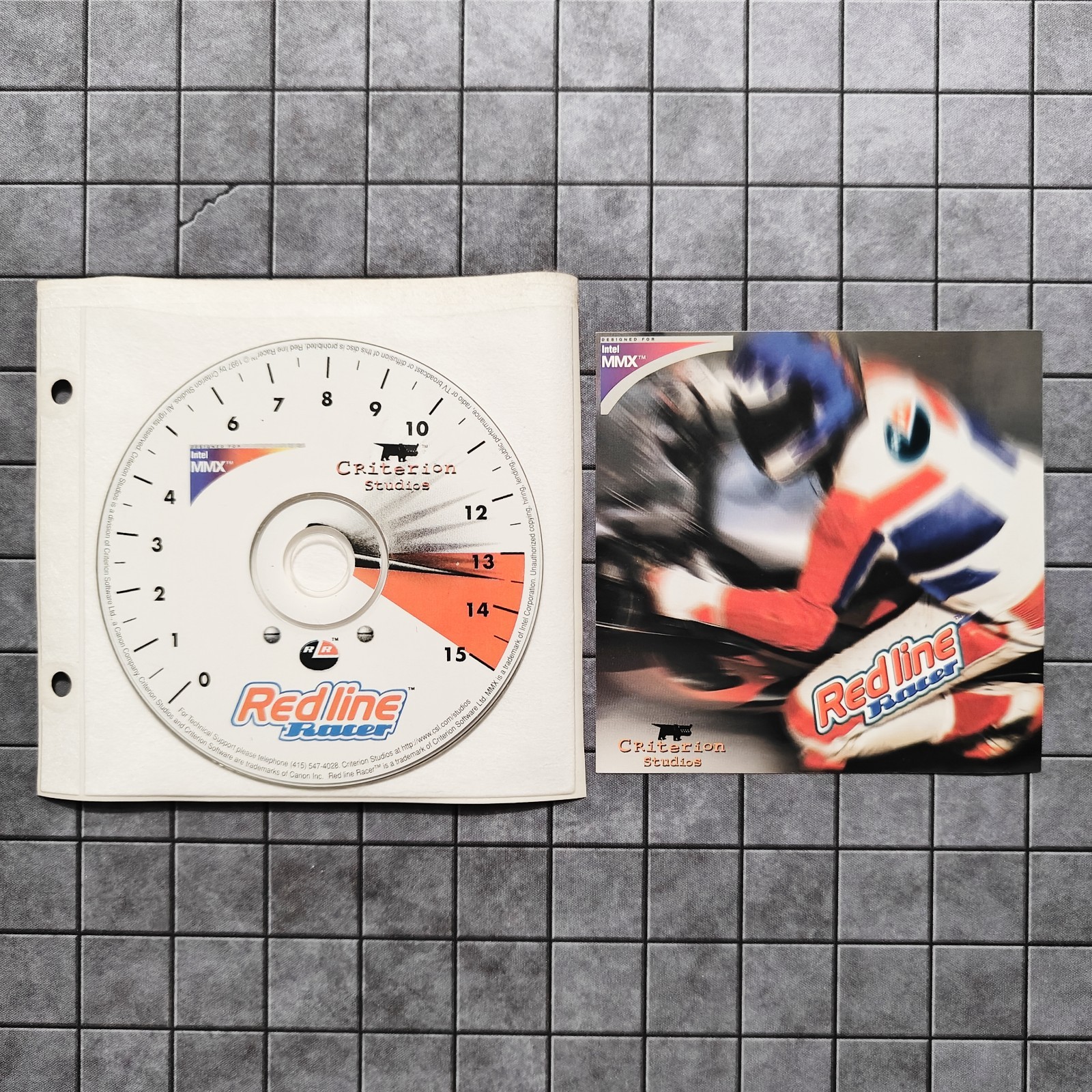 Redline Racer- Criterion Studios- 1997 Red Line - (PC CD-ROM) Game - Disc Only