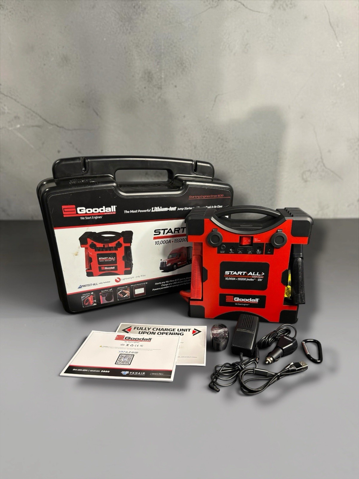 Goodall Start All Jump Pack 10000Amp 133200 Joules 5S 12V - JP-12-10 (PD1126538)