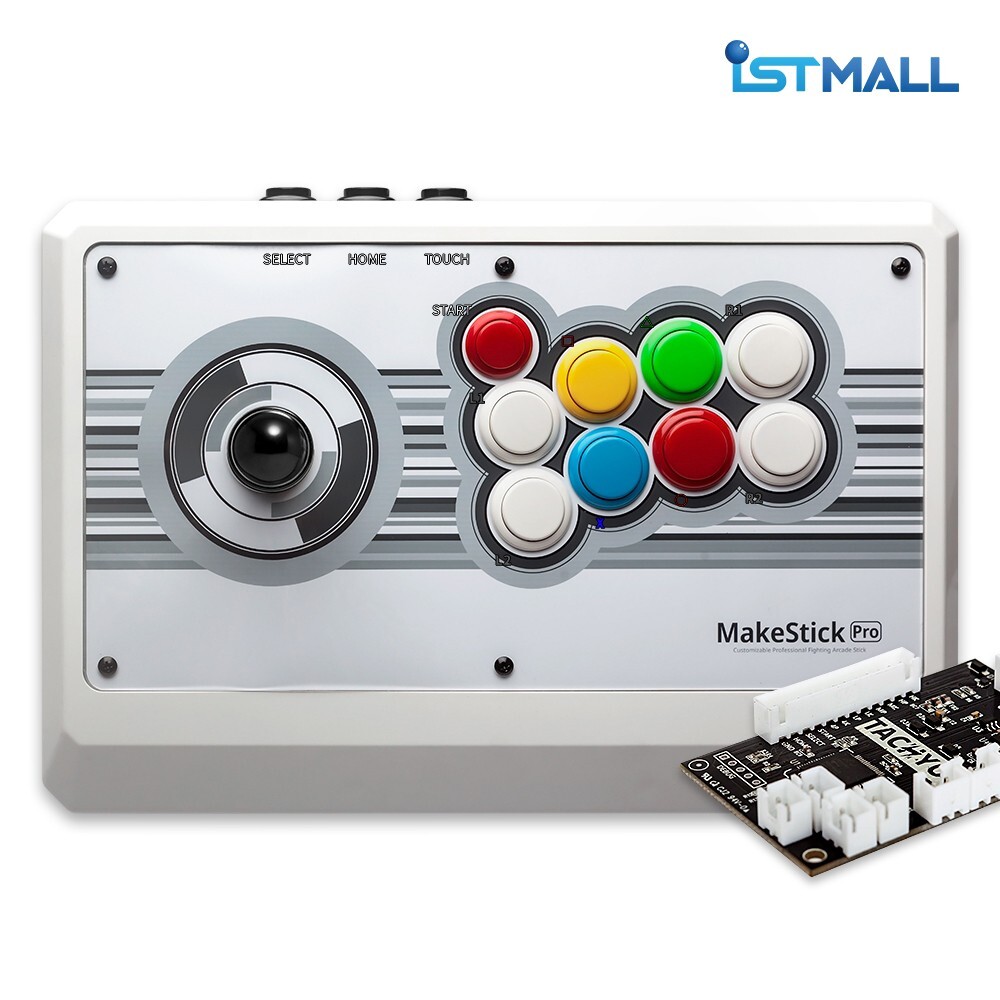 IST MakeStick Pro Tachyon for PC/PS3/SWITCH (Case Color-White) Tekken Game Stick